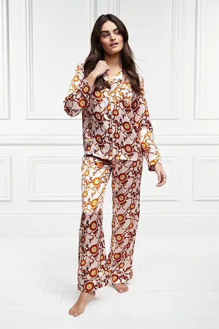 Silk Pyjama Trouser (Blush) - Image 6