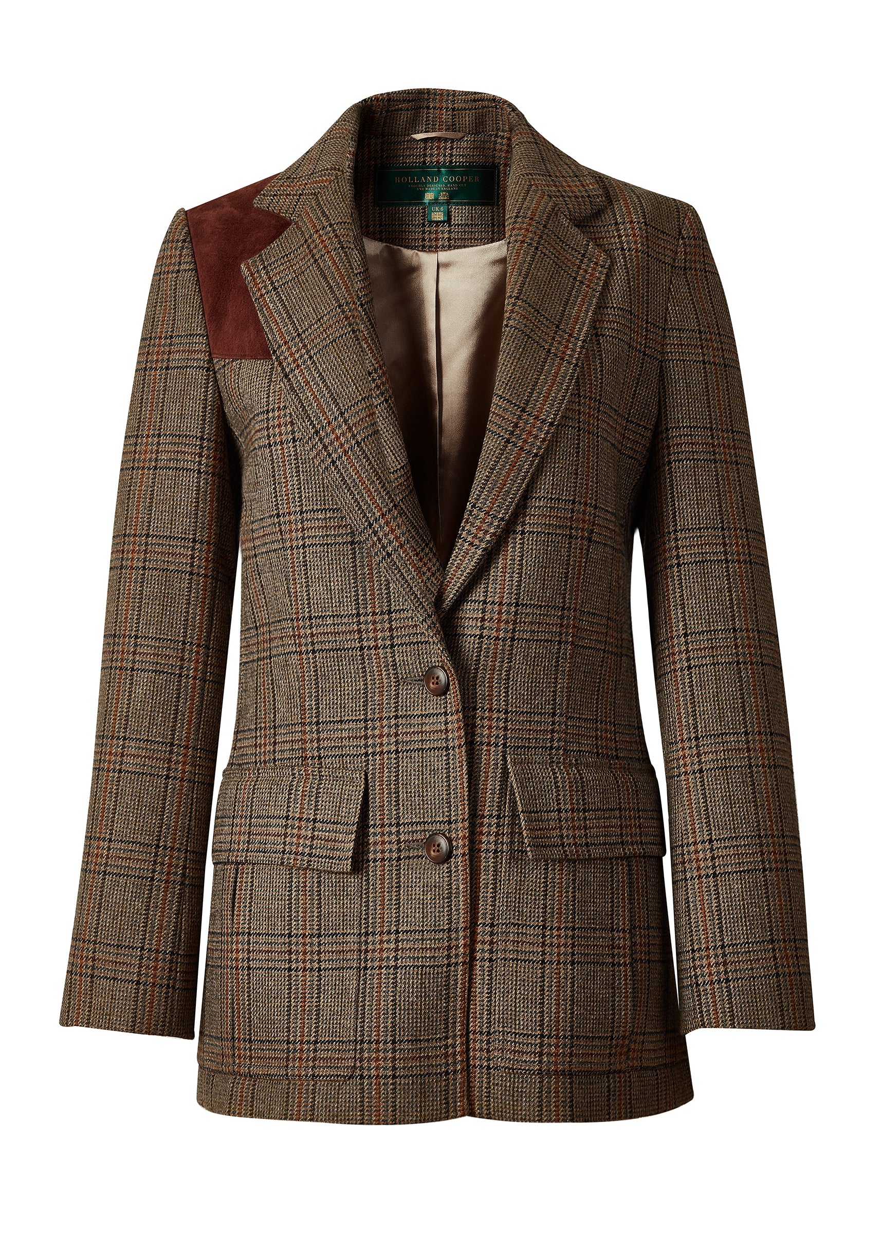 Single Breasted Field Blazer (Bourbon Tweed) - Image 5