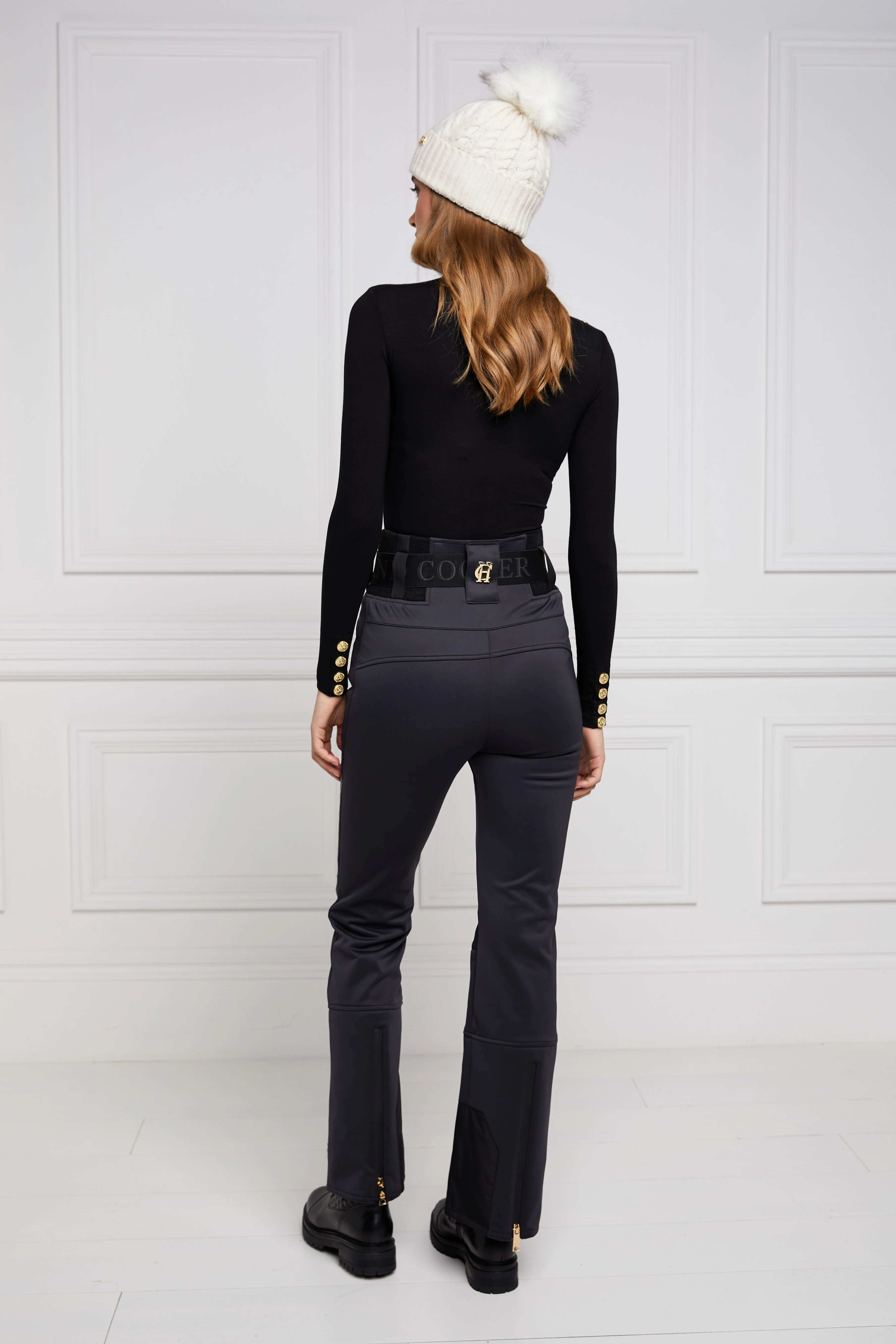 Ski Salopettes (Black) - Image 5