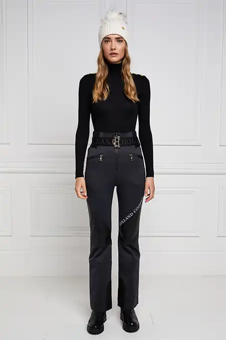 Ski Salopettes (Black) - Image 7