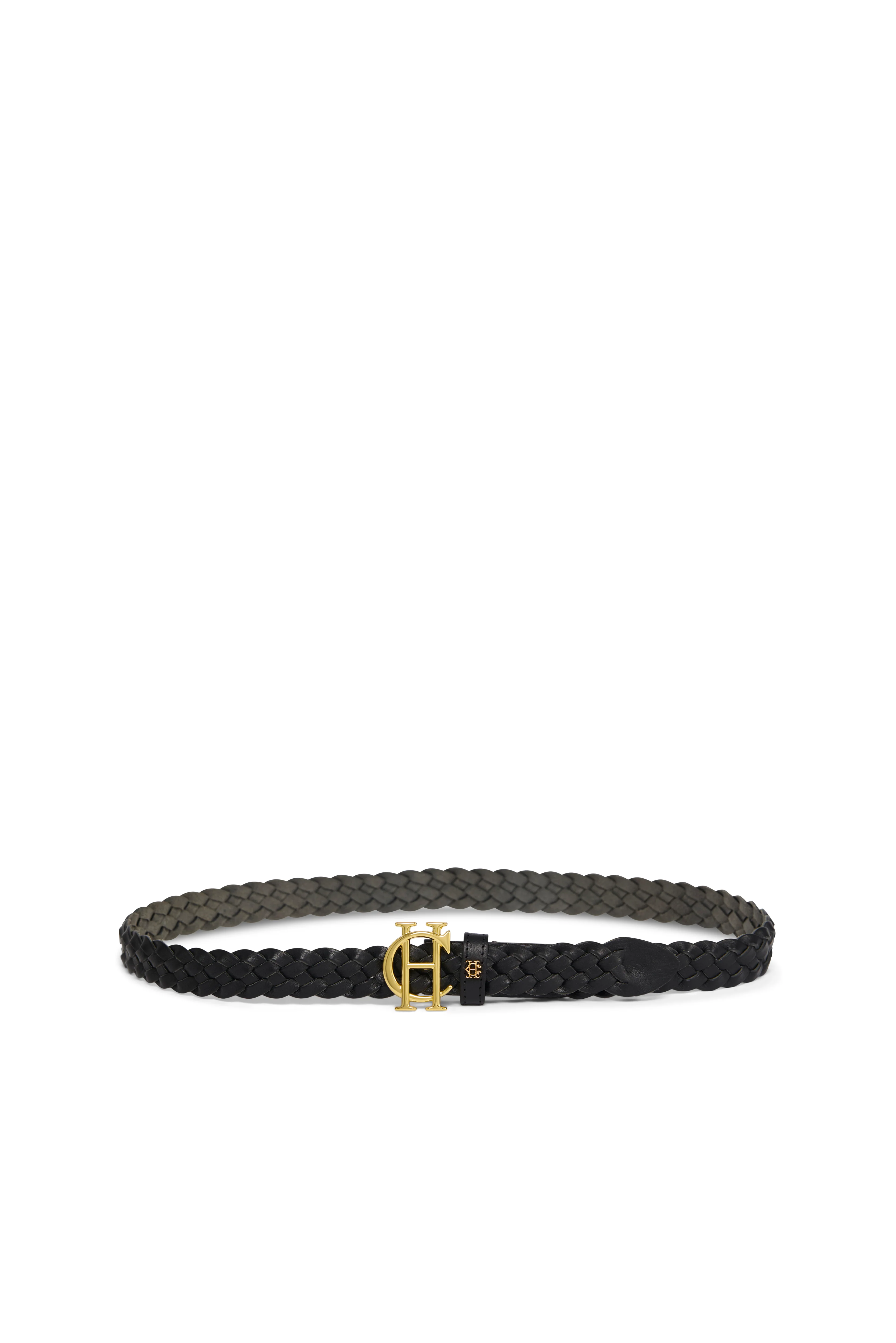 Skinny Plait Belt (Black) - Image 2