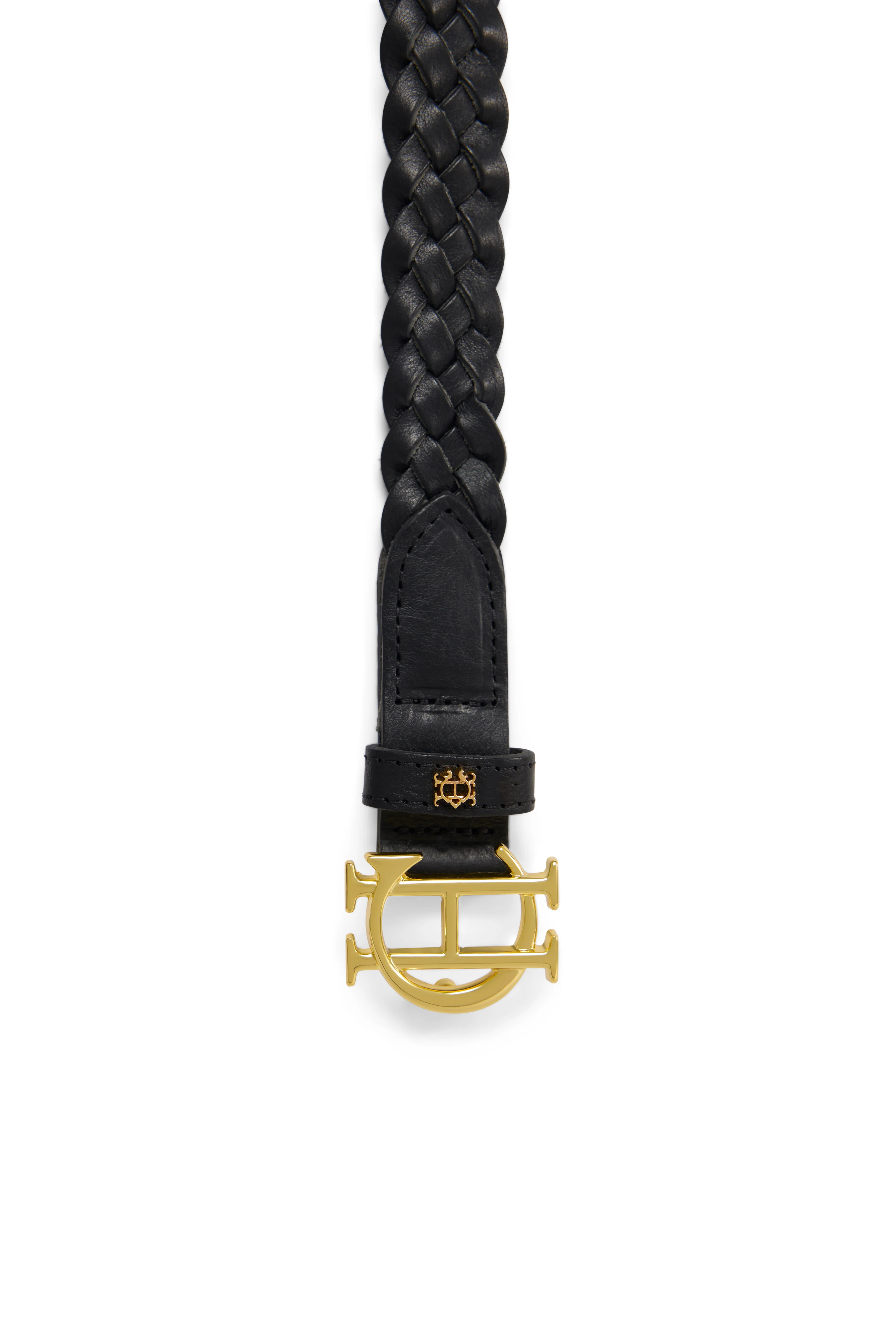 Skinny Plait Belt (Black) - Image 6