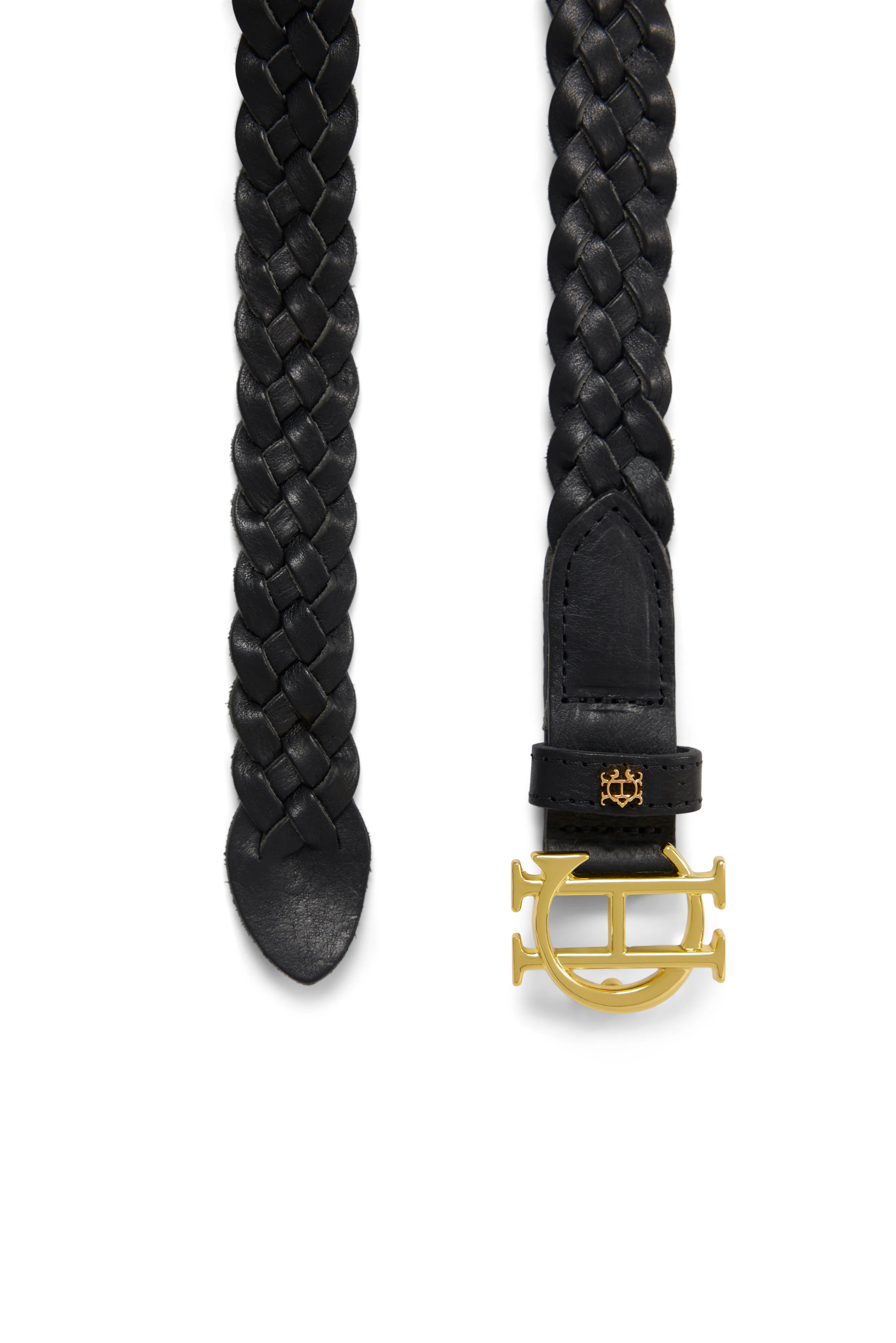 Skinny Plait Belt (Black) - Image 7