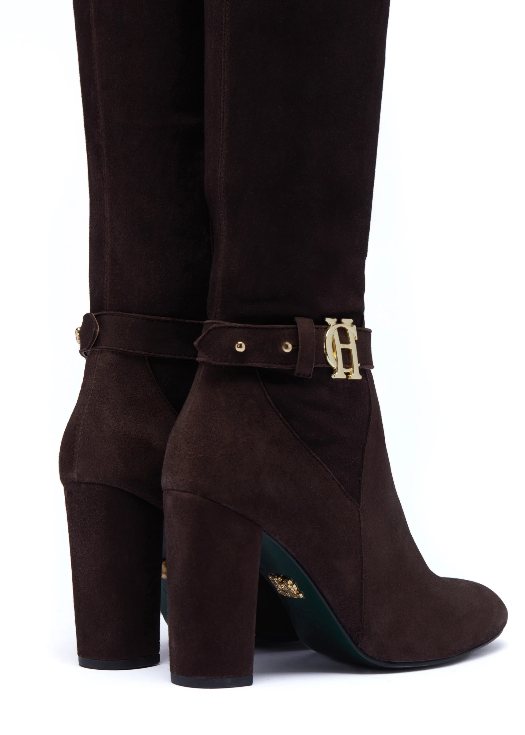 Sloane Over The Knee Boot (Chocolate) - Image 11