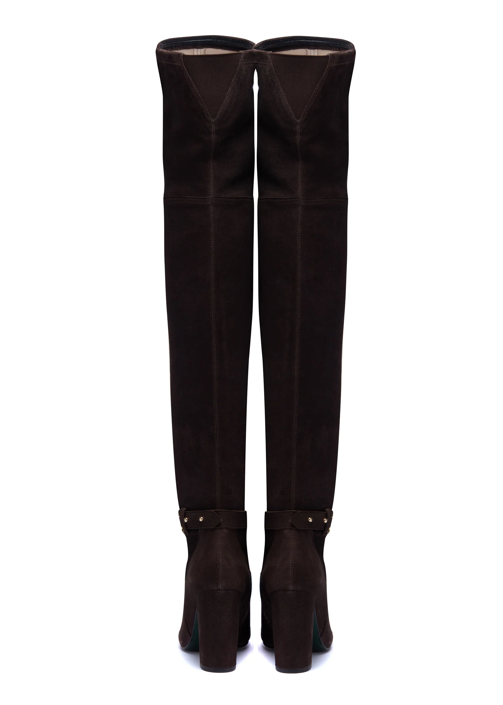 Sloane Over The Knee Boot (Chocolate) - Image 8