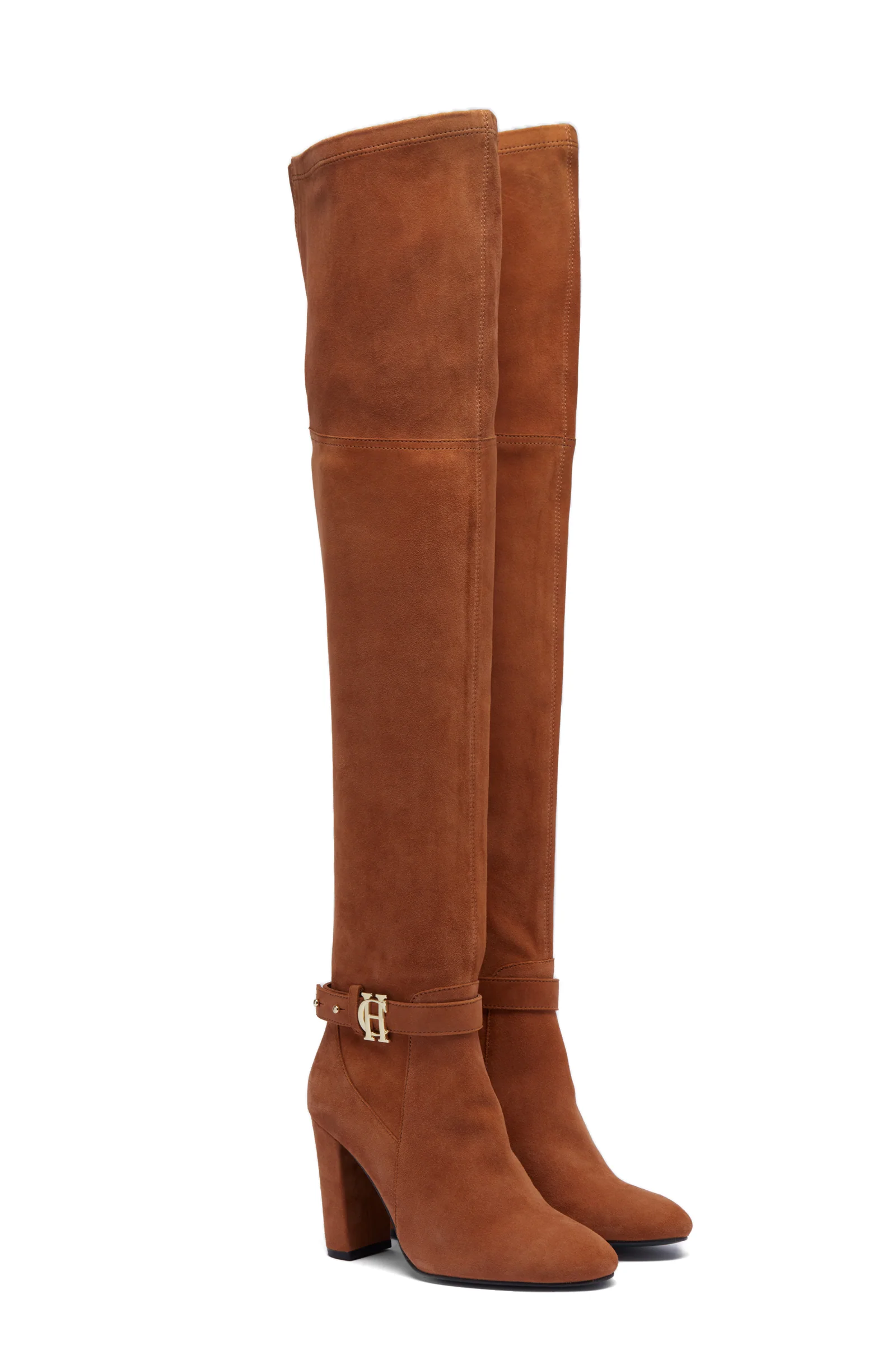 Sloane Over The Knee Boot (Tan) - Image 4