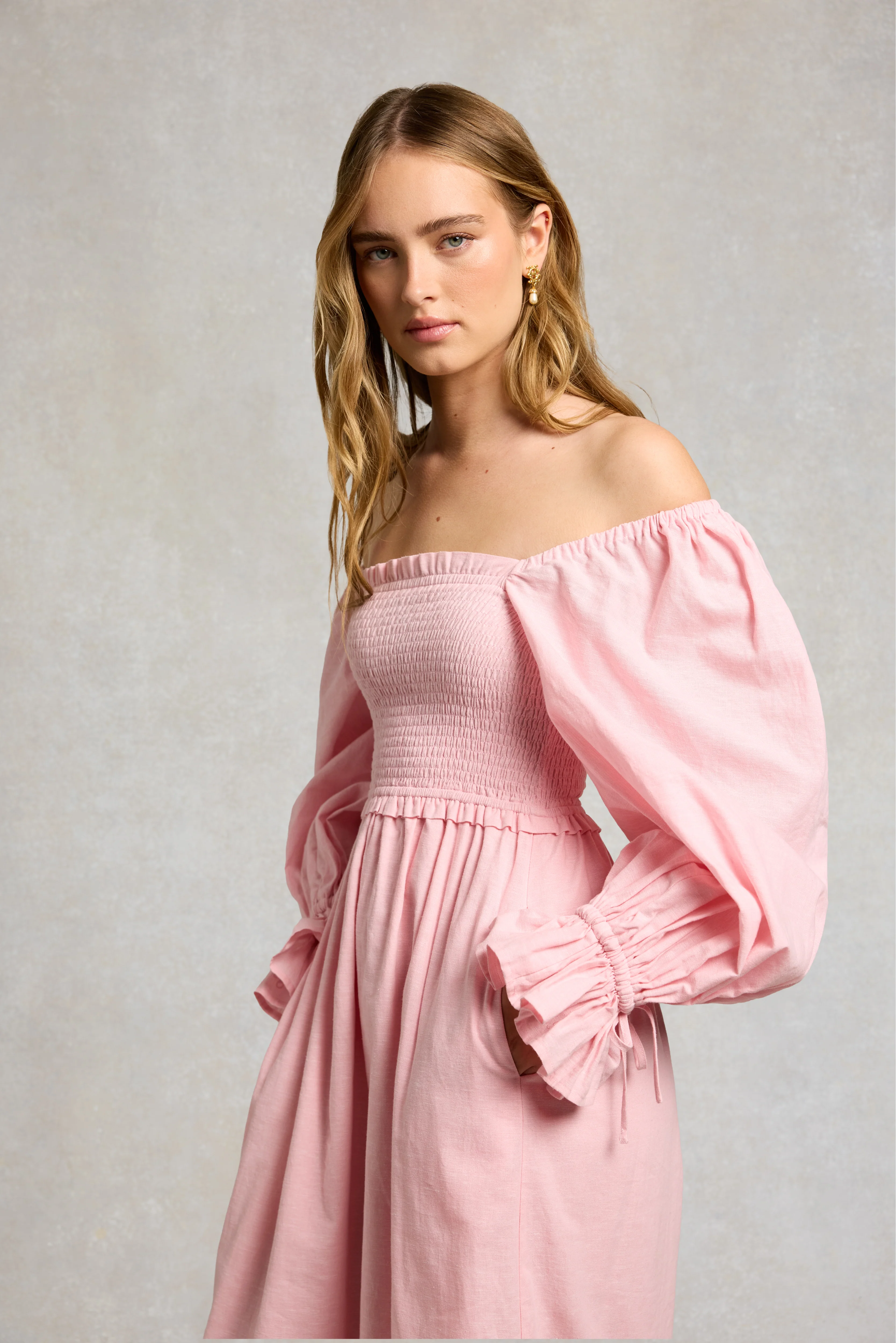 Smock Dress (Pale Pink) - Image 7