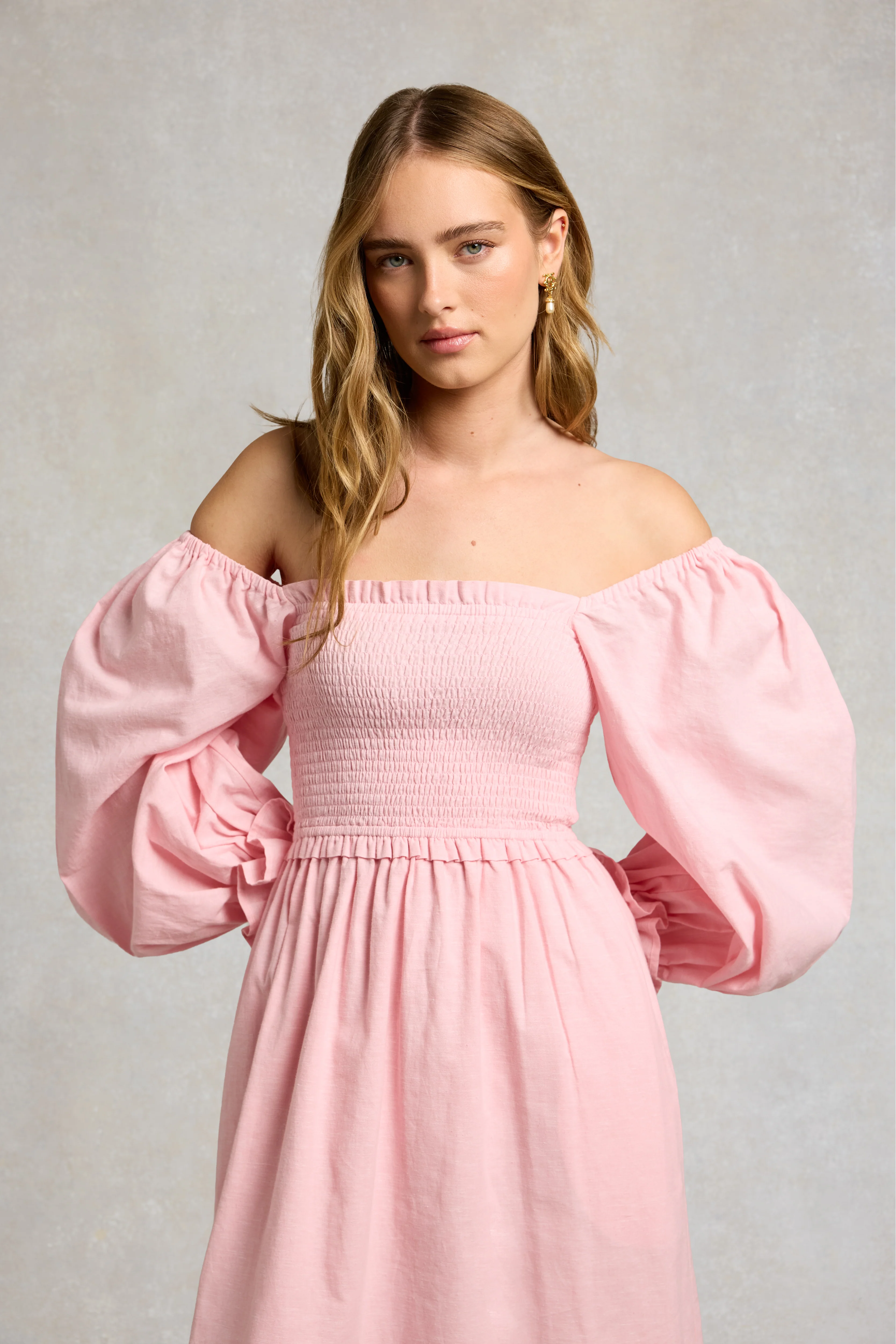 Smock Dress (Pale Pink) - Image 8