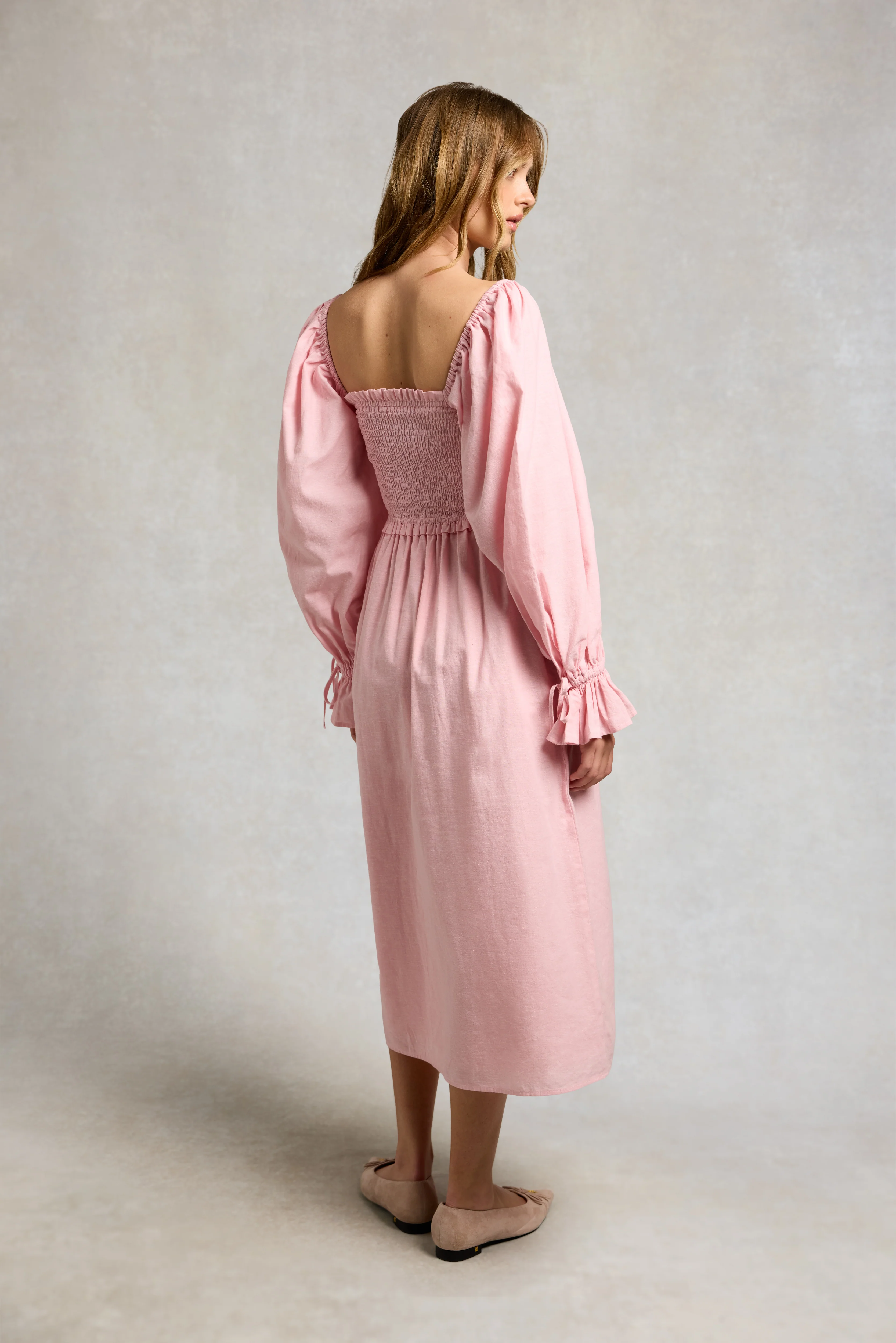 Smock Dress (Pale Pink) - Image 9