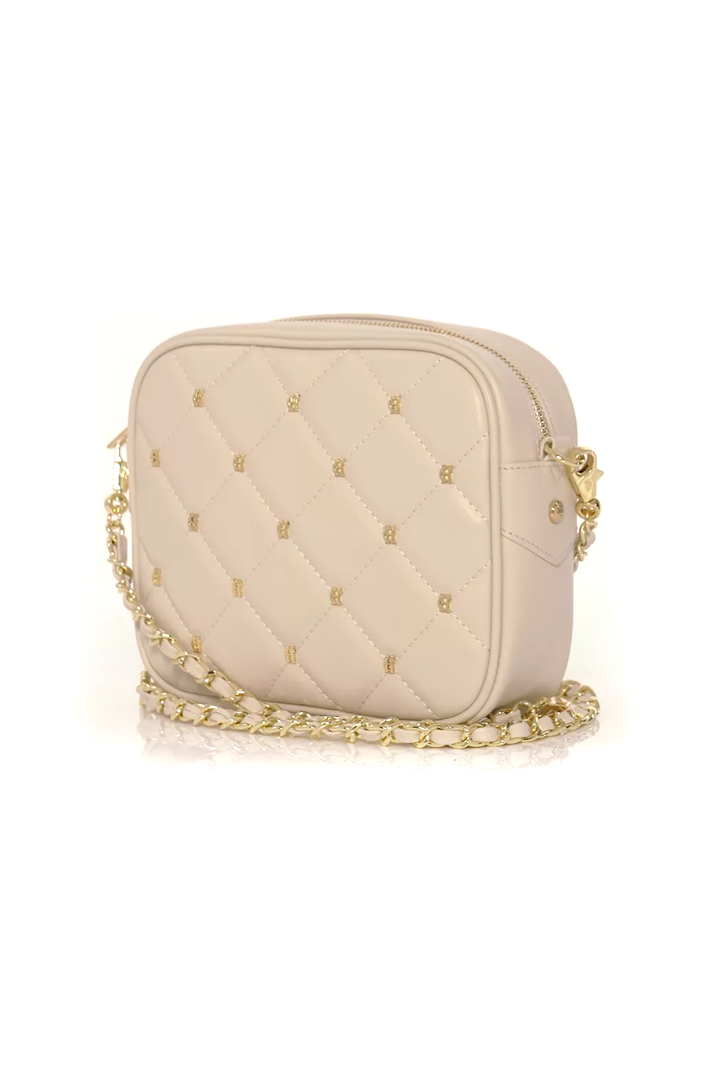 Soho Quilted Camera Bag (Cream) - Image 5