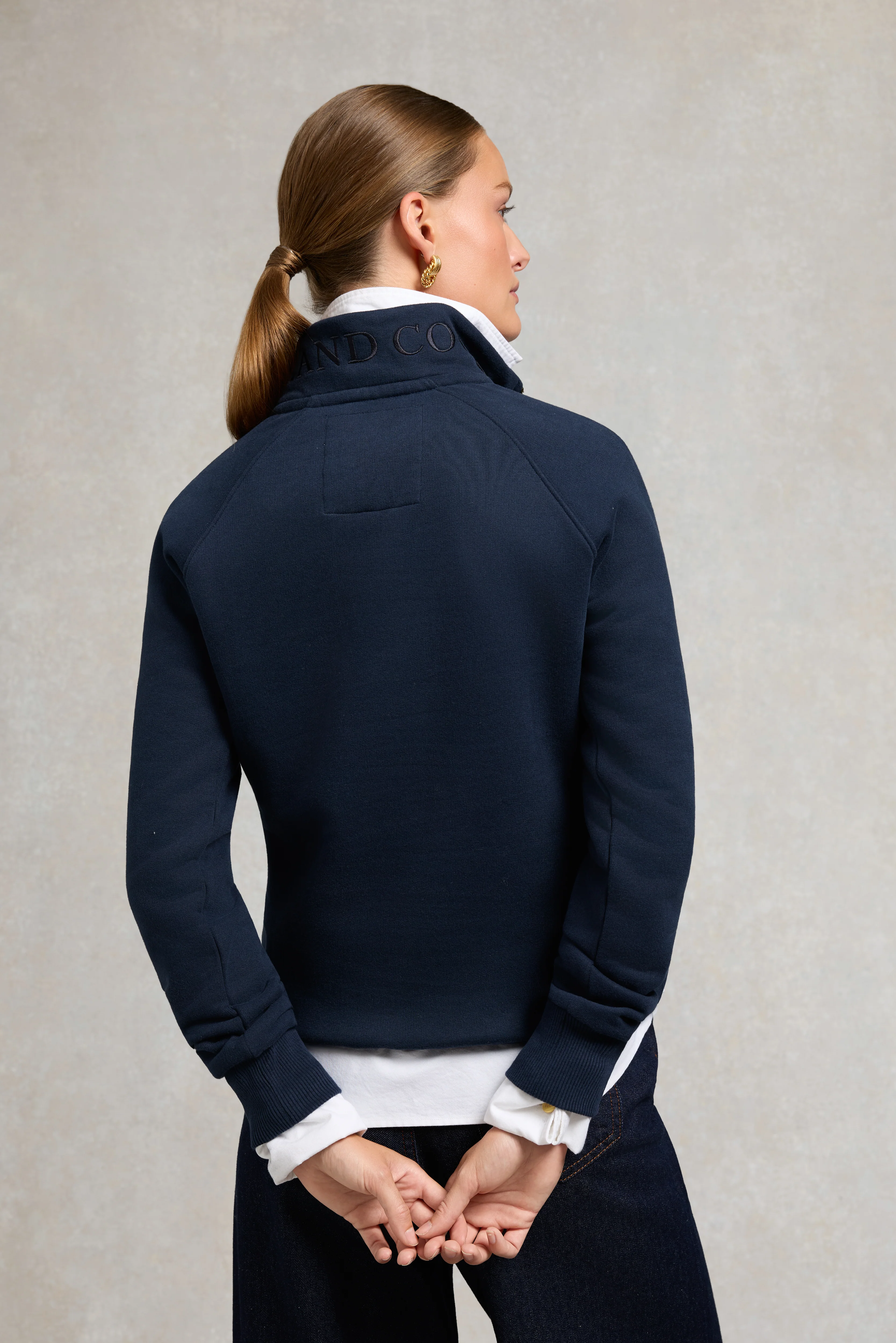 Sporting Goods Zip Henley (Ink Navy) - Image 5