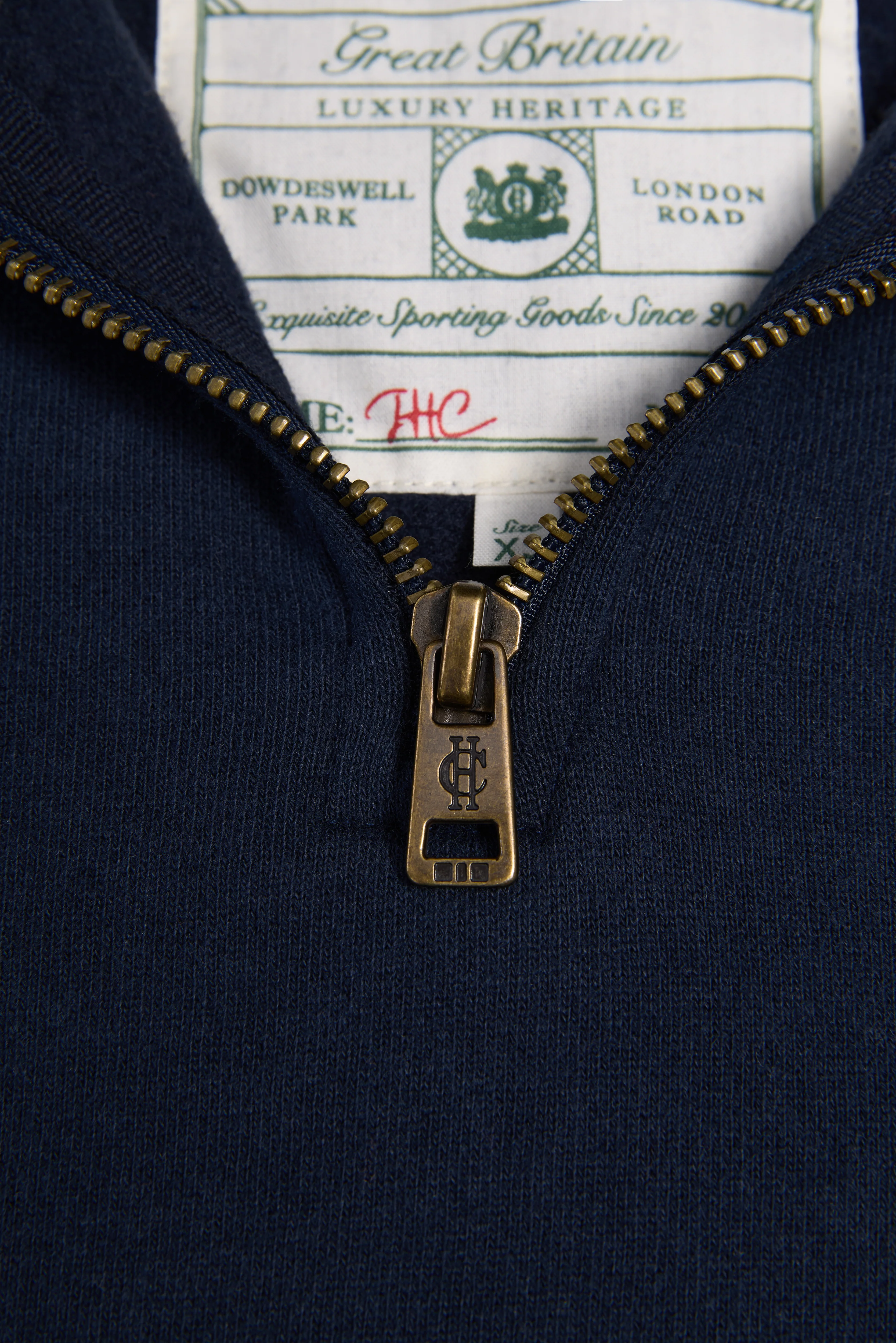Sporting Goods Zip Henley (Ink Navy) - Image 8