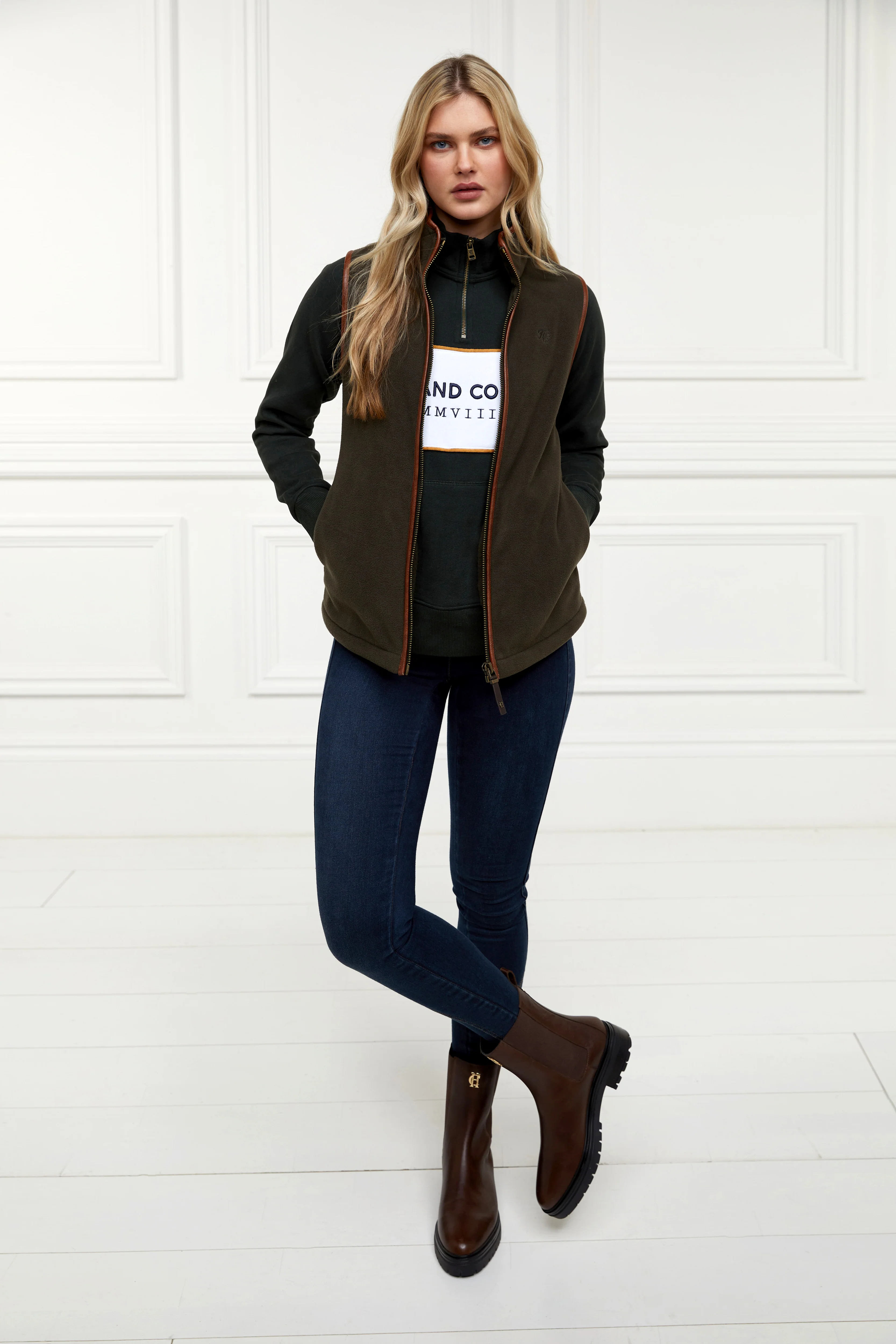 Sporting Heritage Zip Henley (Racing Green) - Image 2