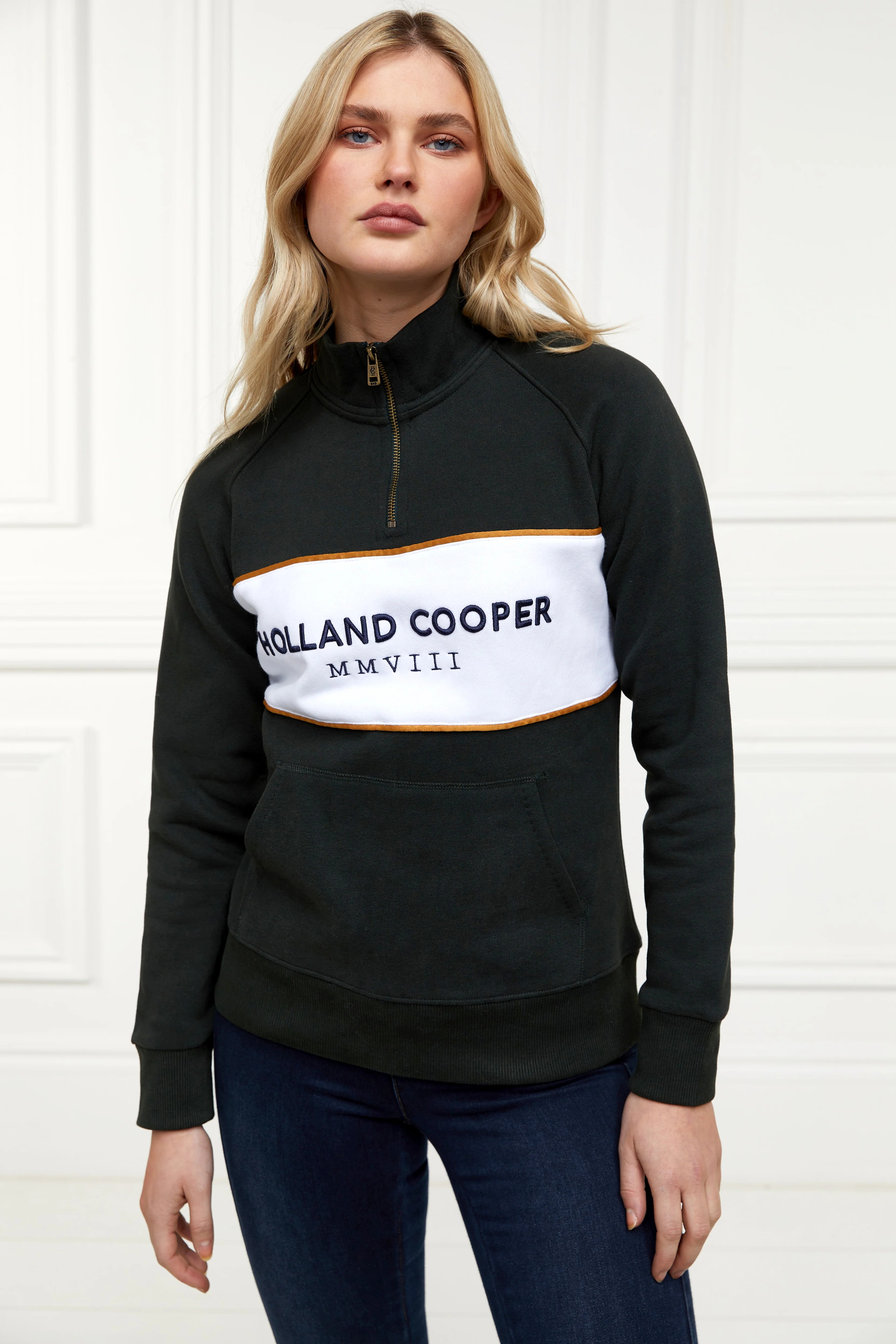 Sporting Heritage Zip Henley (Racing Green) - Image 3