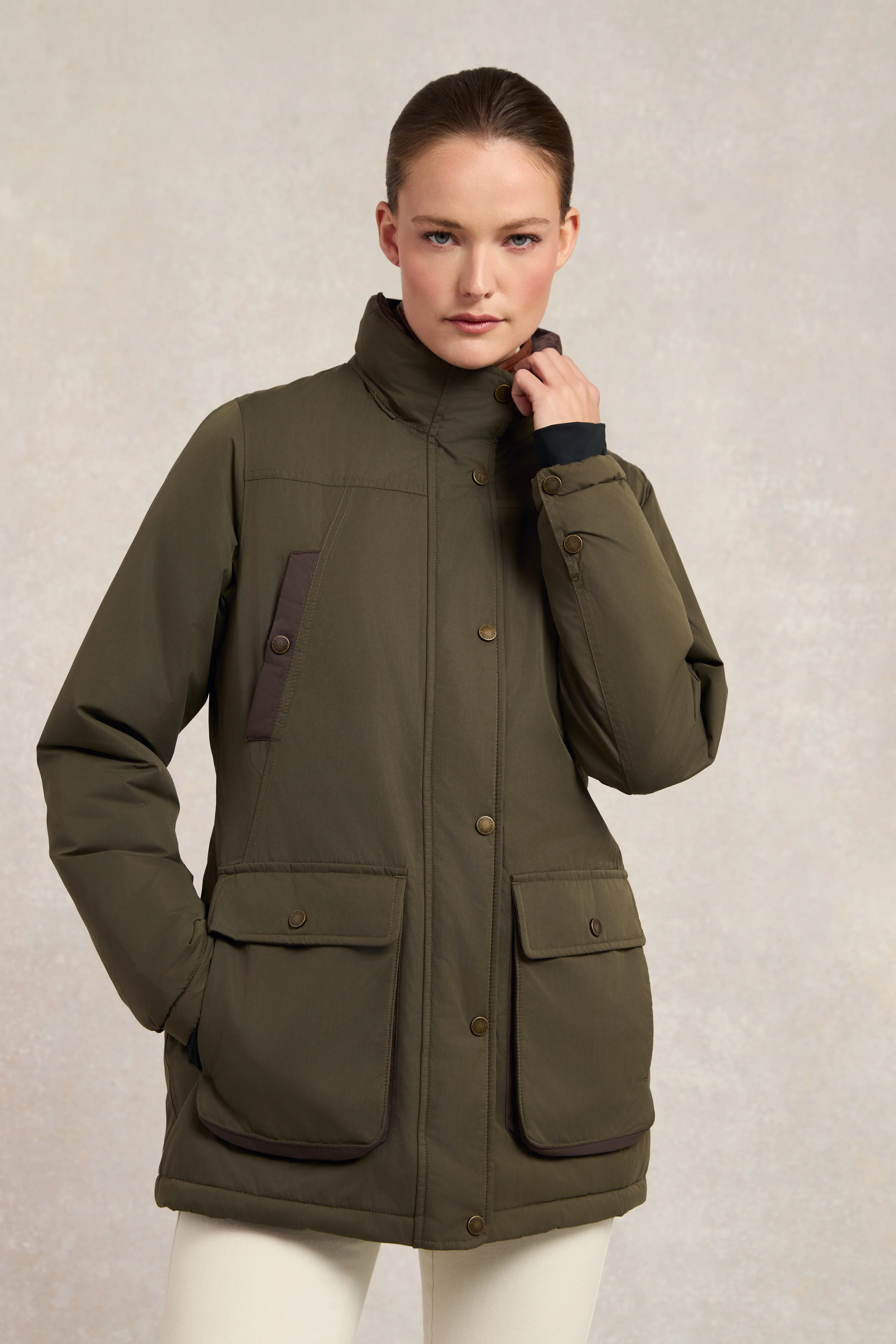 Stamford Country Coat (Khaki) - Image 2