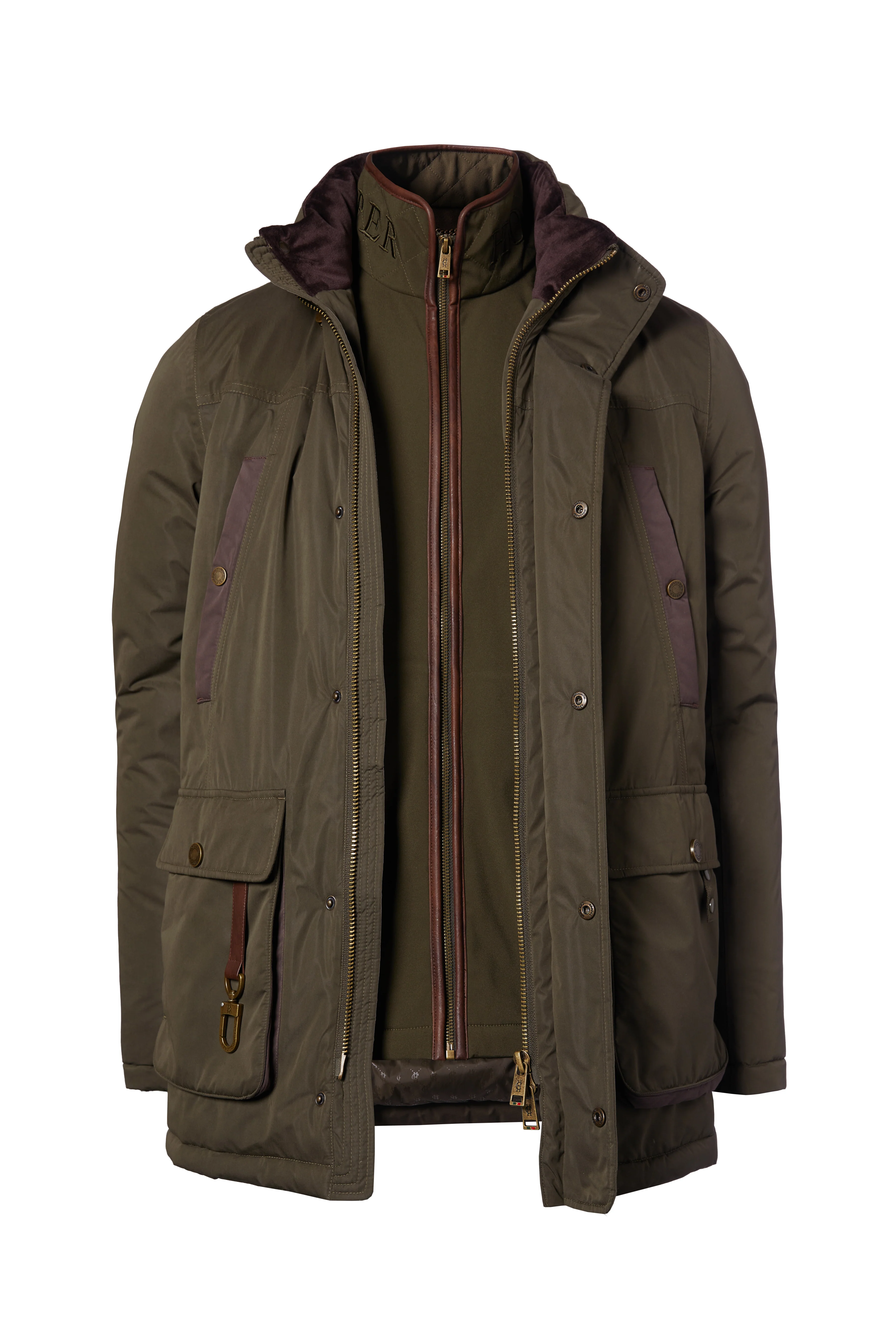 Men's Stamford Field Coat (Khaki) - Image 10