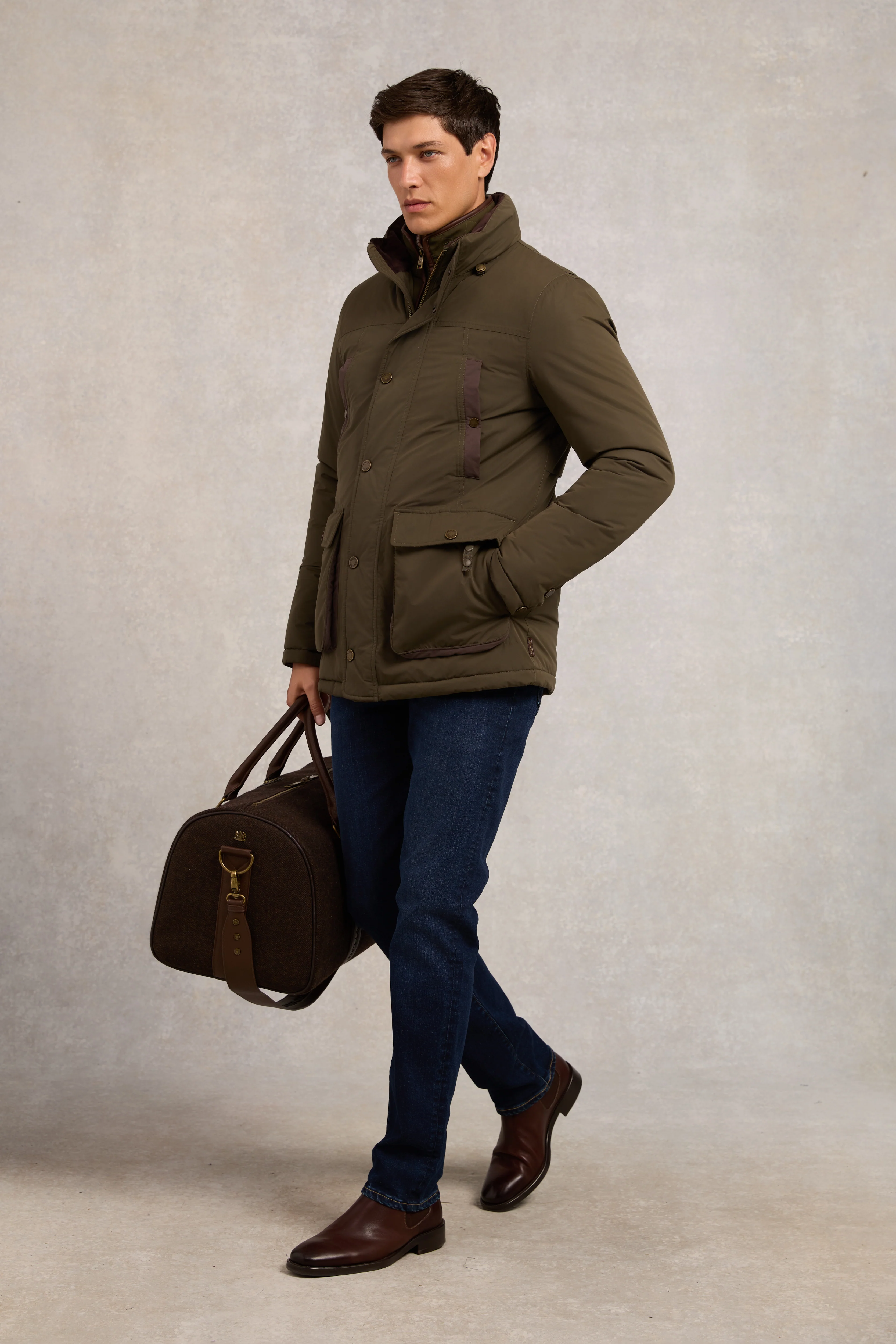 Men's Stamford Field Coat (Khaki) - Image 8