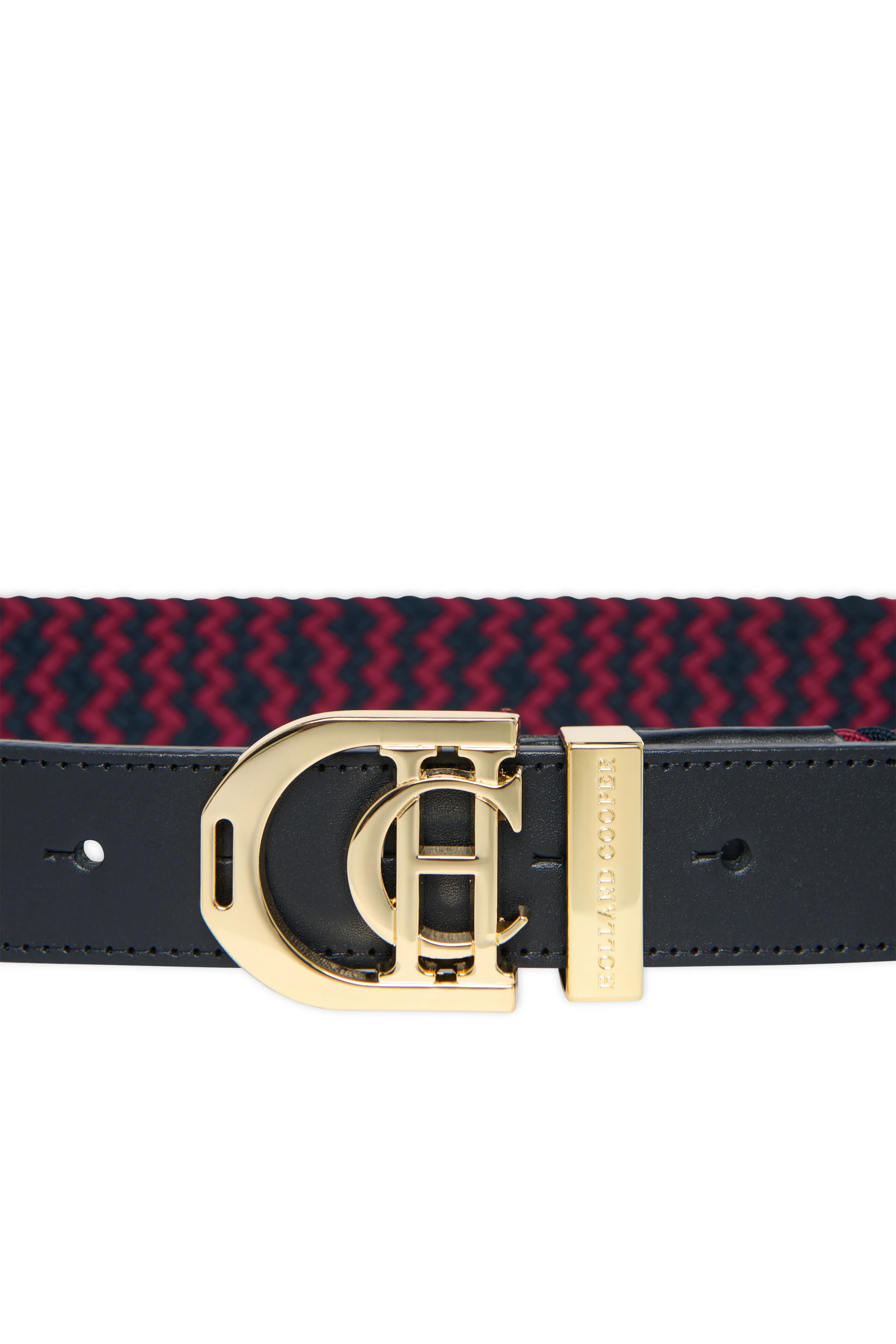 Stirrup Heritage Belt (Oxblood Navy) - Image 5