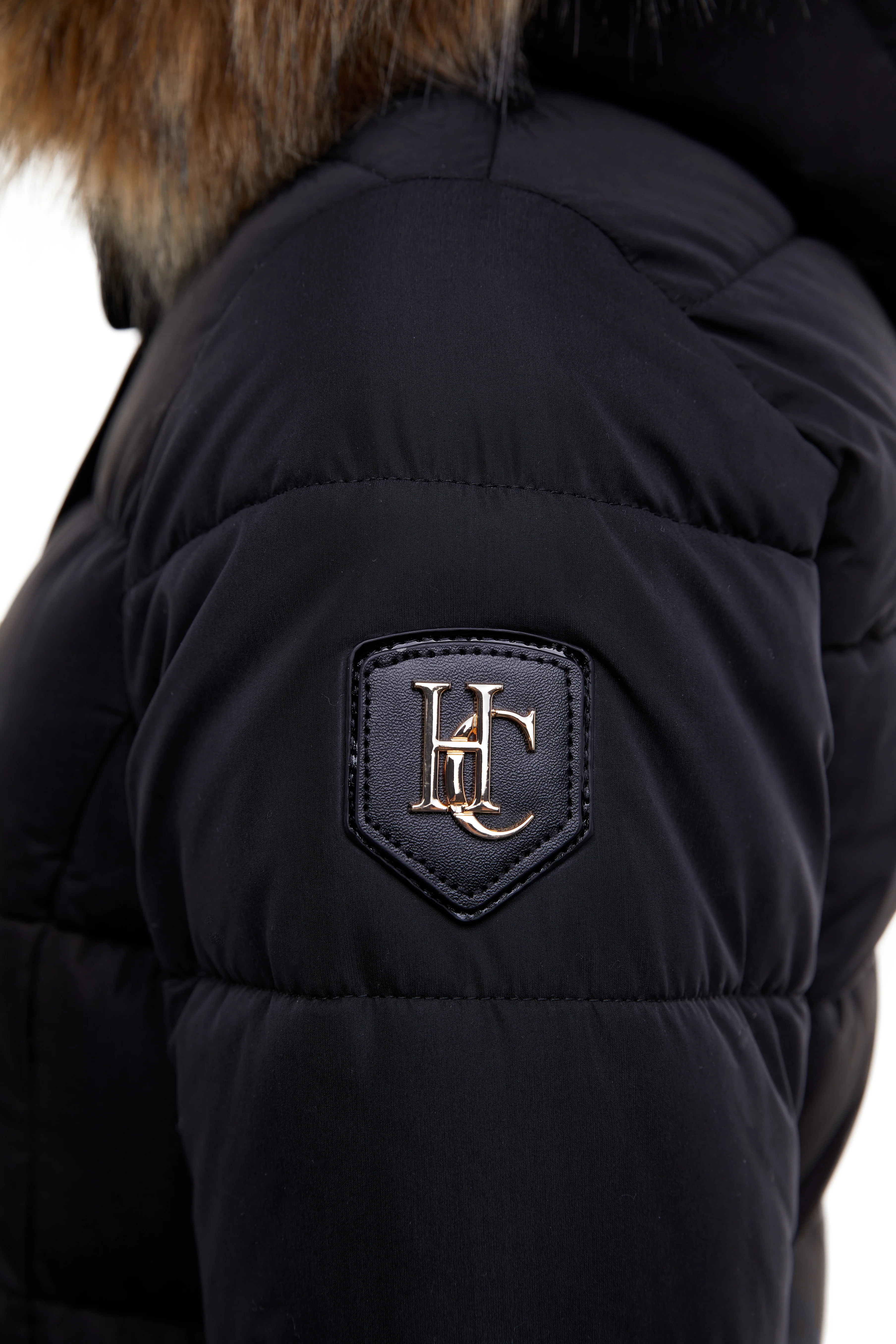 Stoneleigh Longline Coat (Black) - Image 9