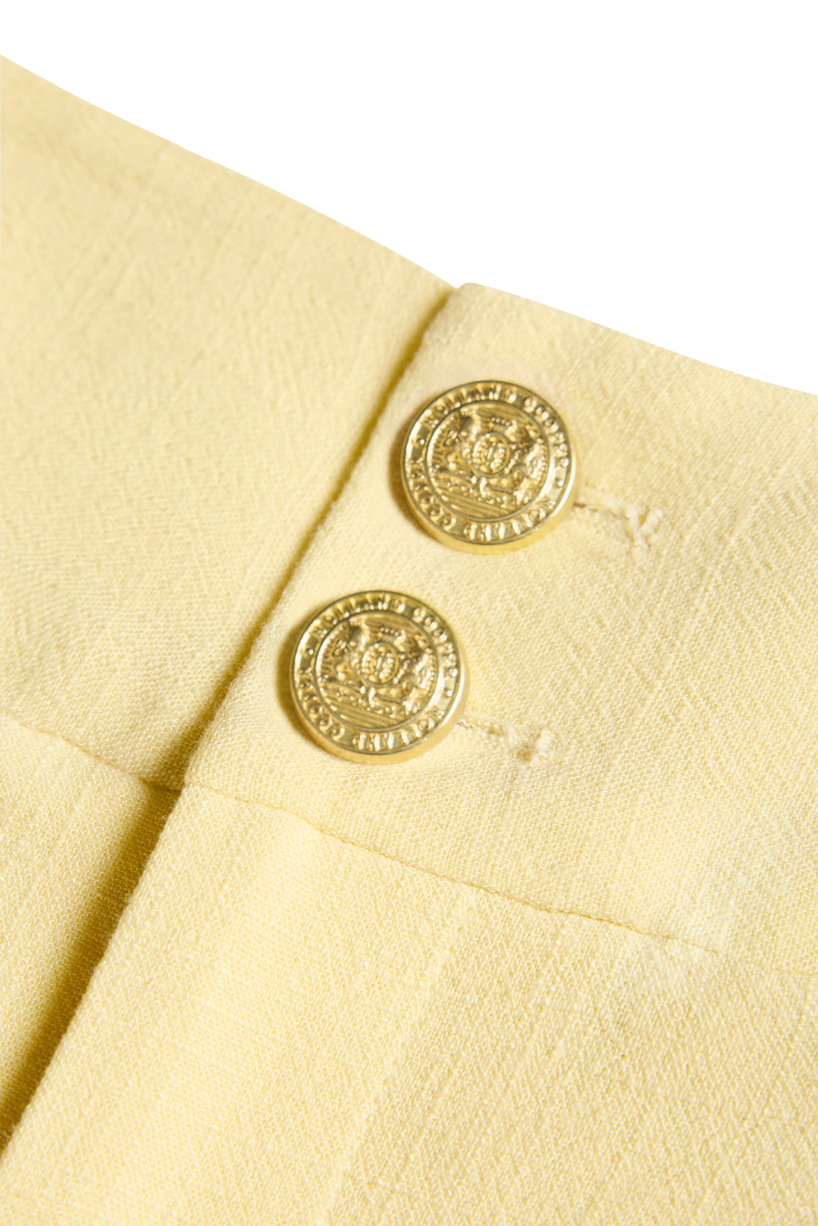 Tailored Short (Lemon Linen) - Image 8