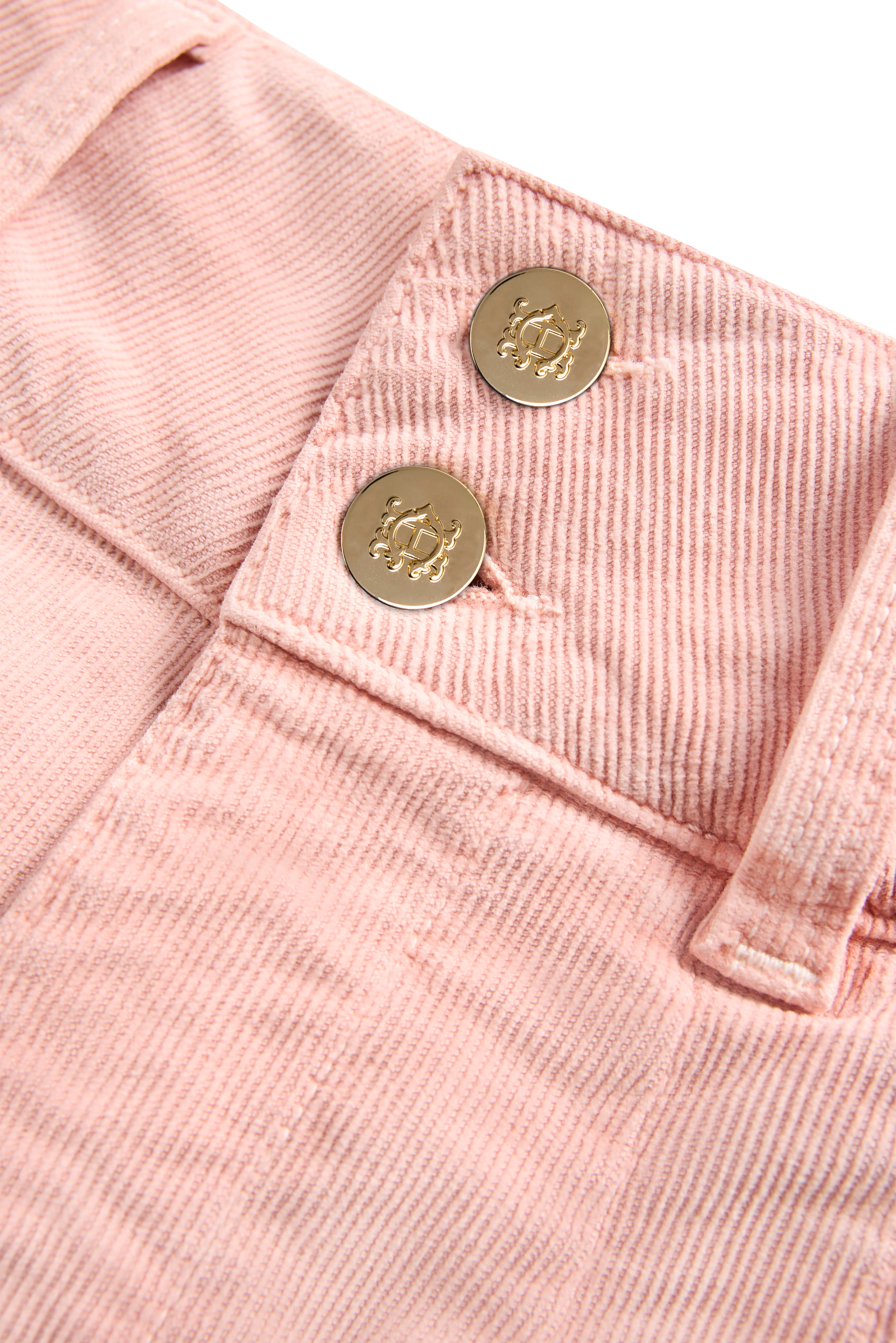 Tailored Wide Leg Jean (Pink Cord) - Image 7