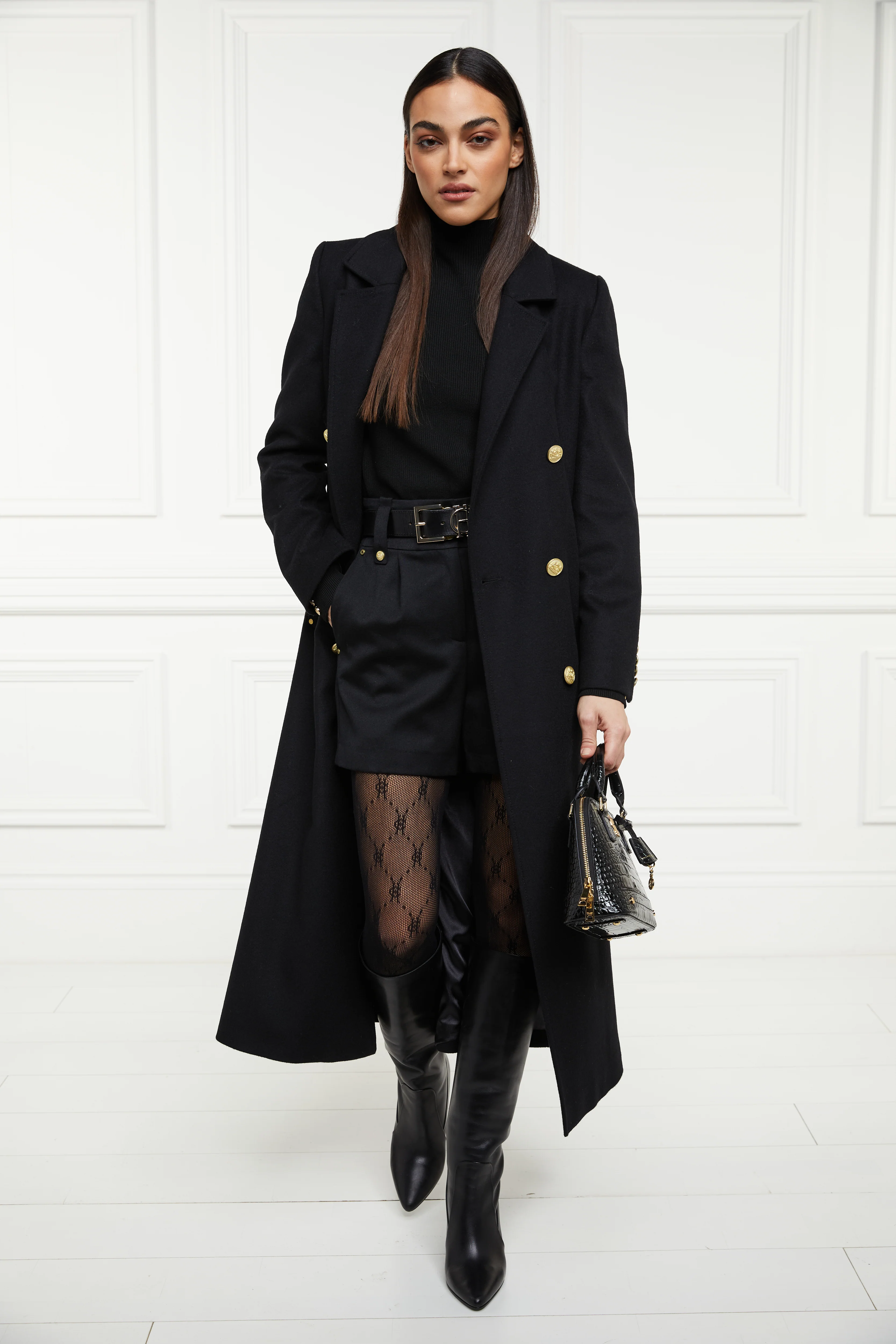 Tara High Neck Knit (Black) - Image 2
