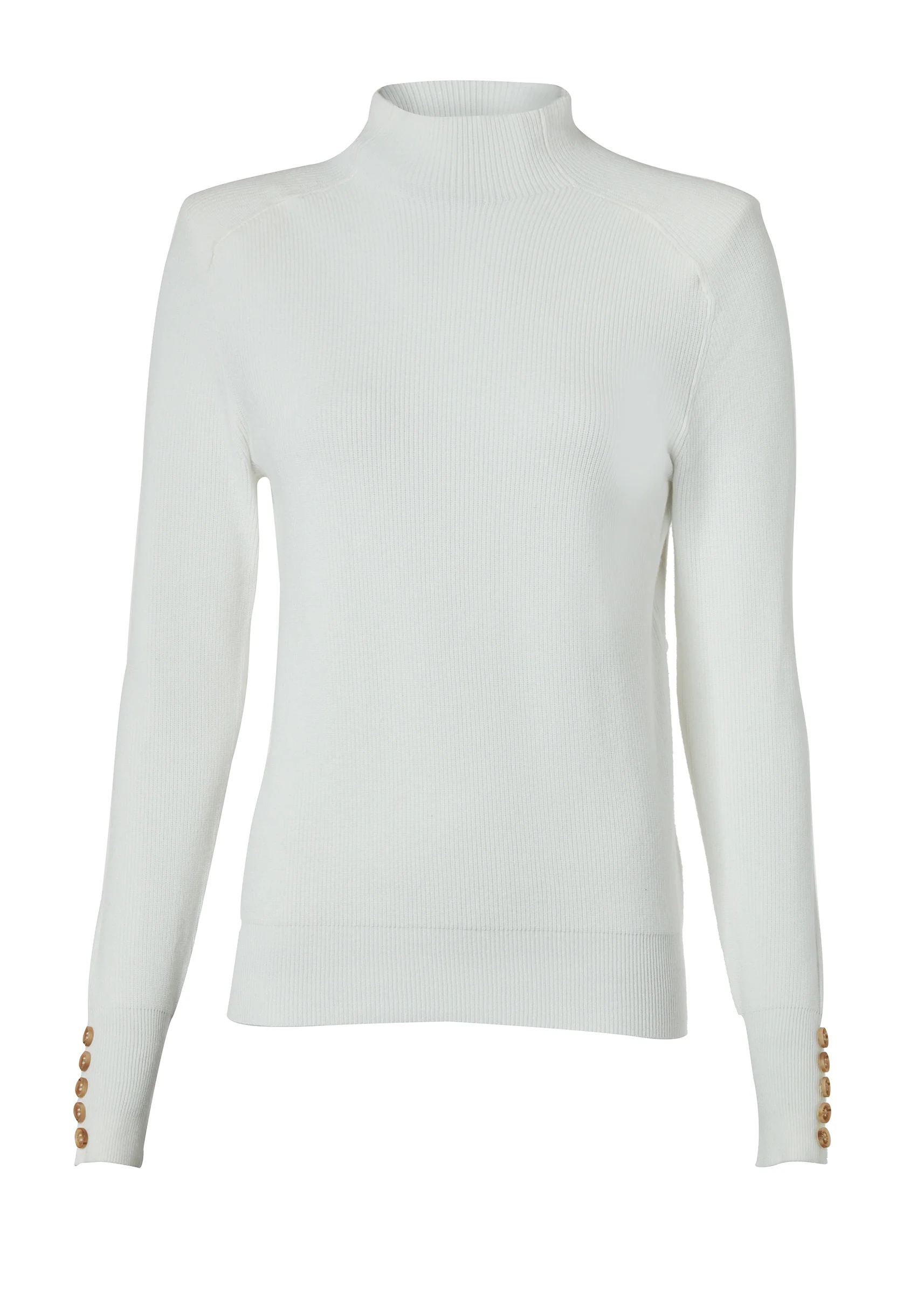 Tara High Neck Knit (Natural) - Image 4