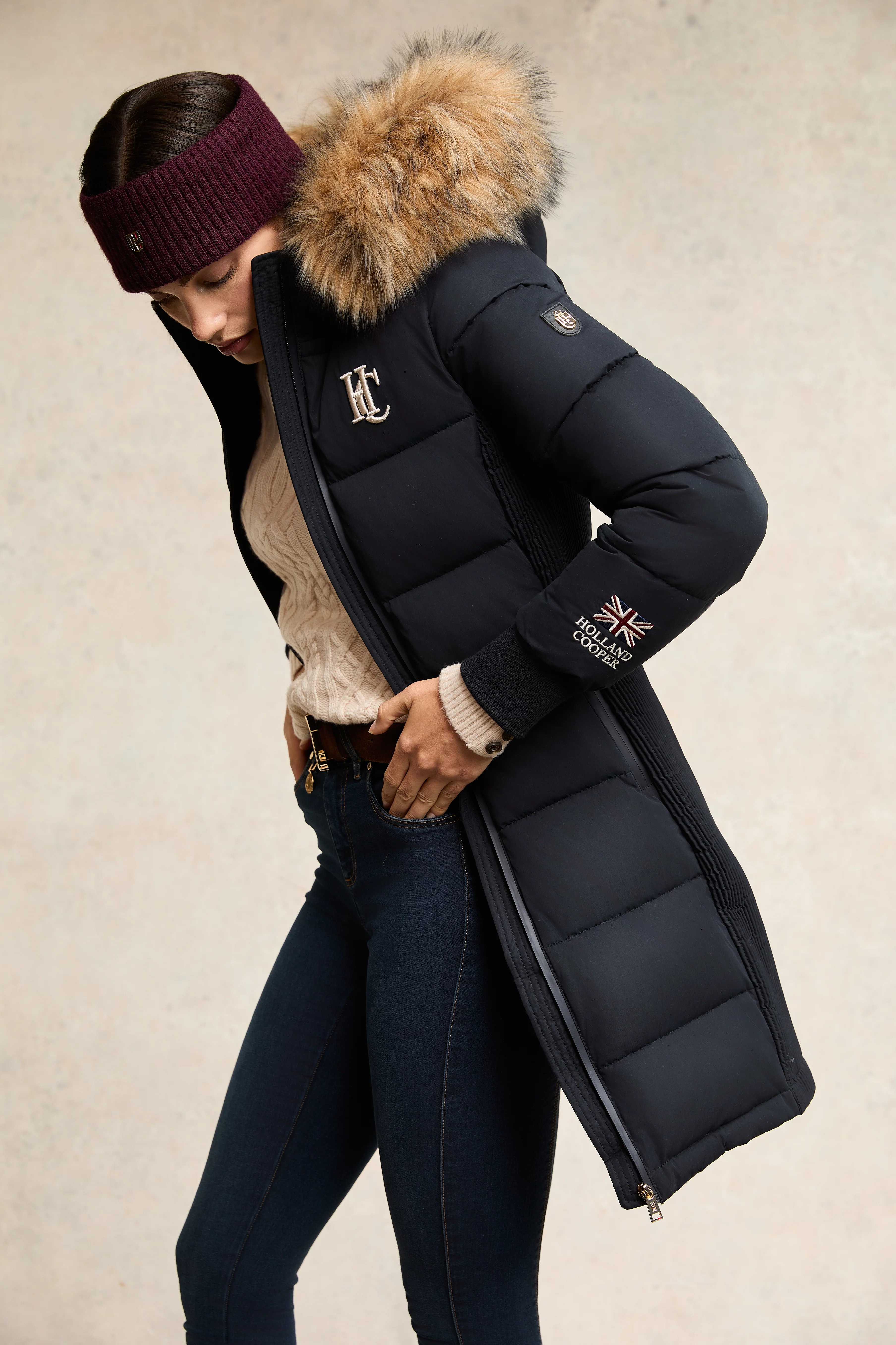 Team Padded Coat (Ink Navy) - Image 9