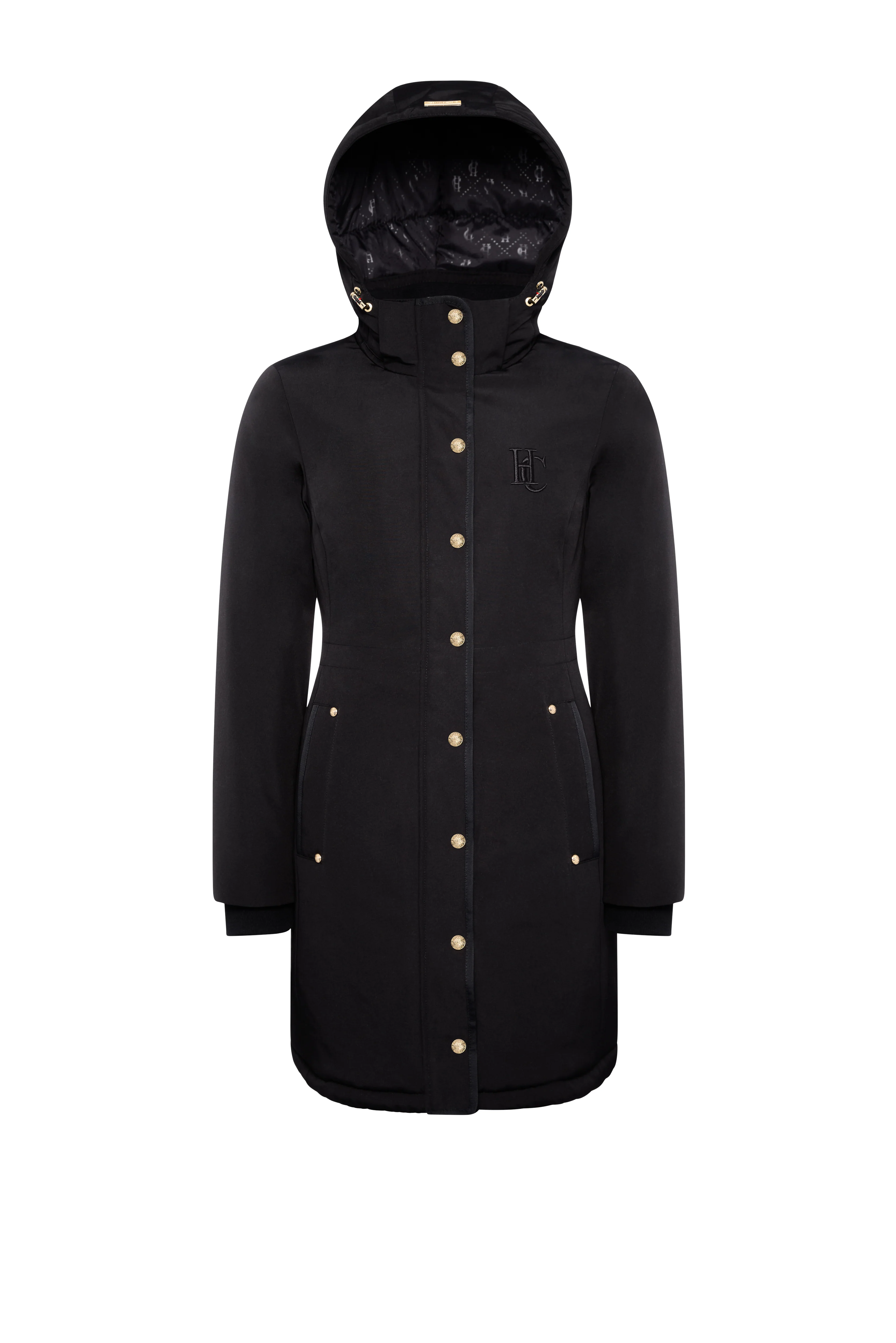 Team Waterproof Coat (Black) - Image 4