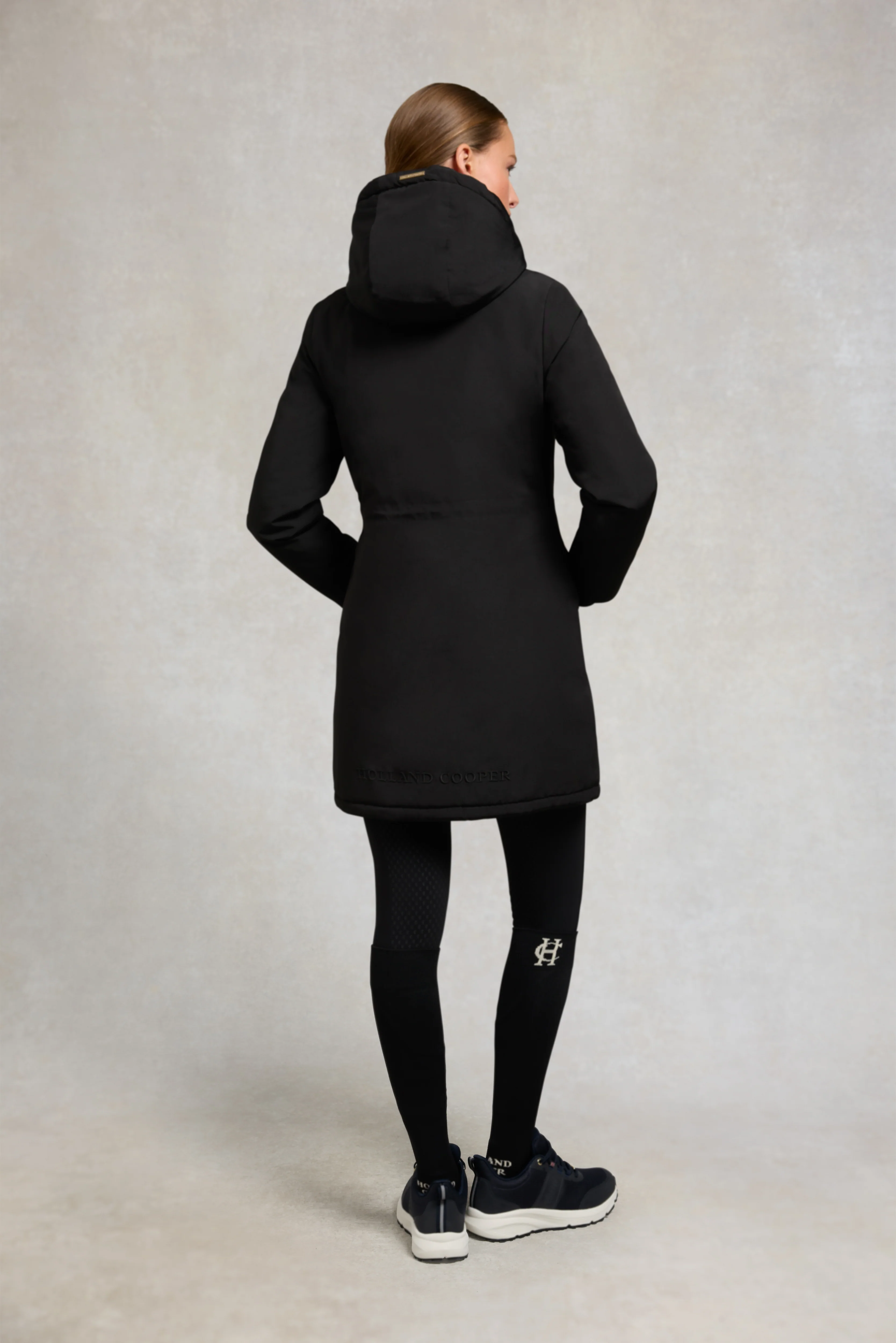 Team Waterproof Coat (Black) - Image 6