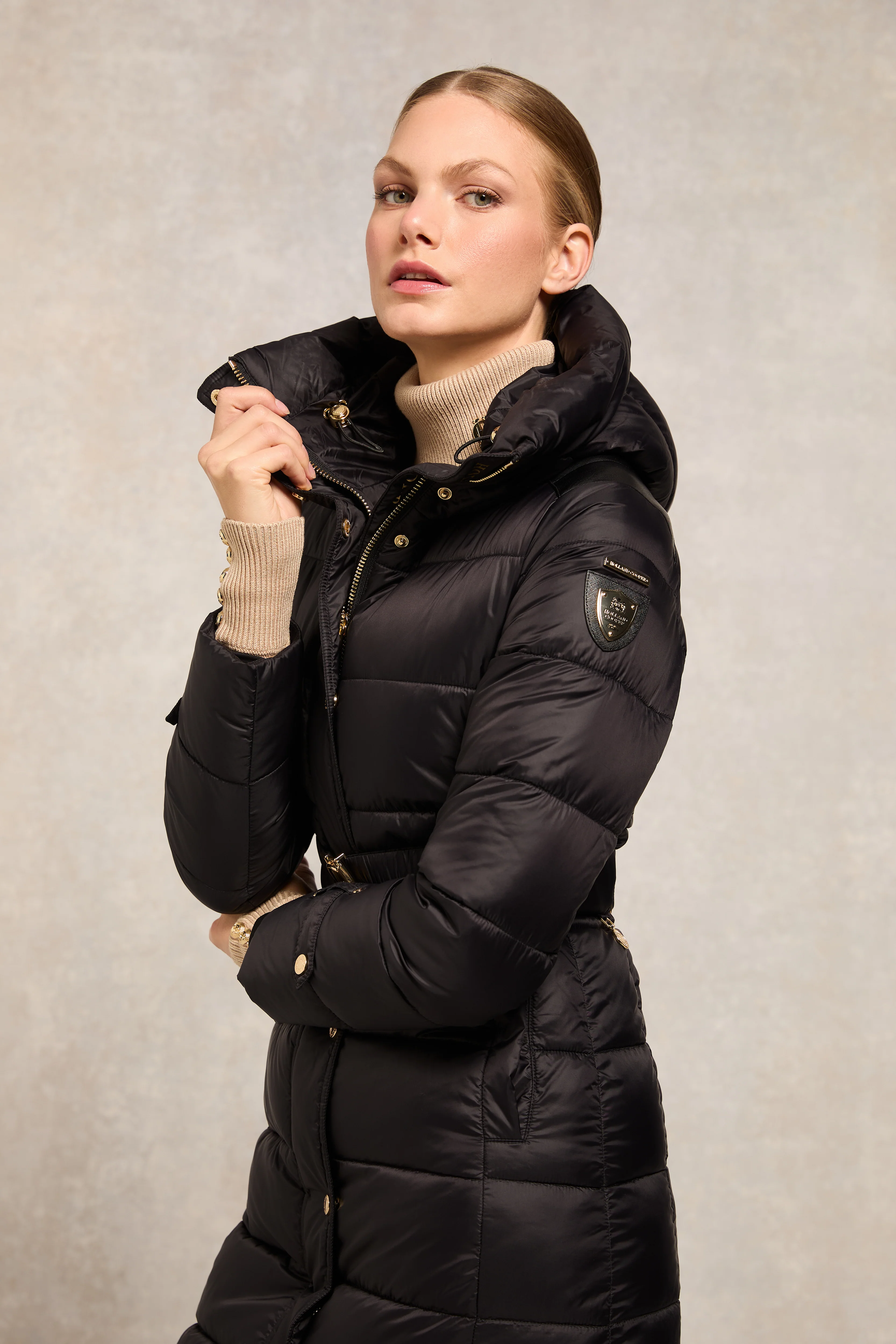 The Arosa Longline Coat (Black) - Image 11