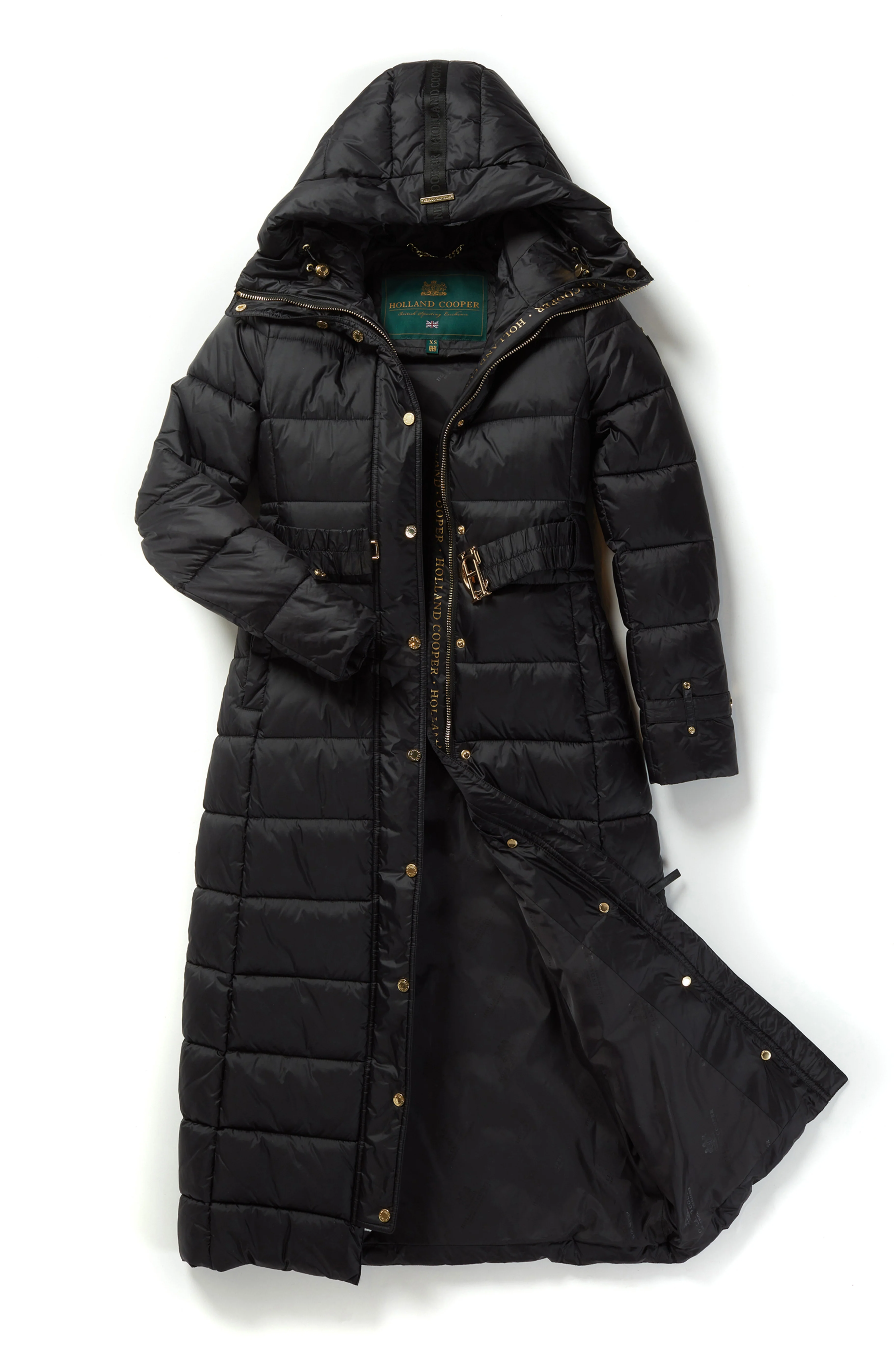 The Arosa Longline Coat (Black) - Image 9