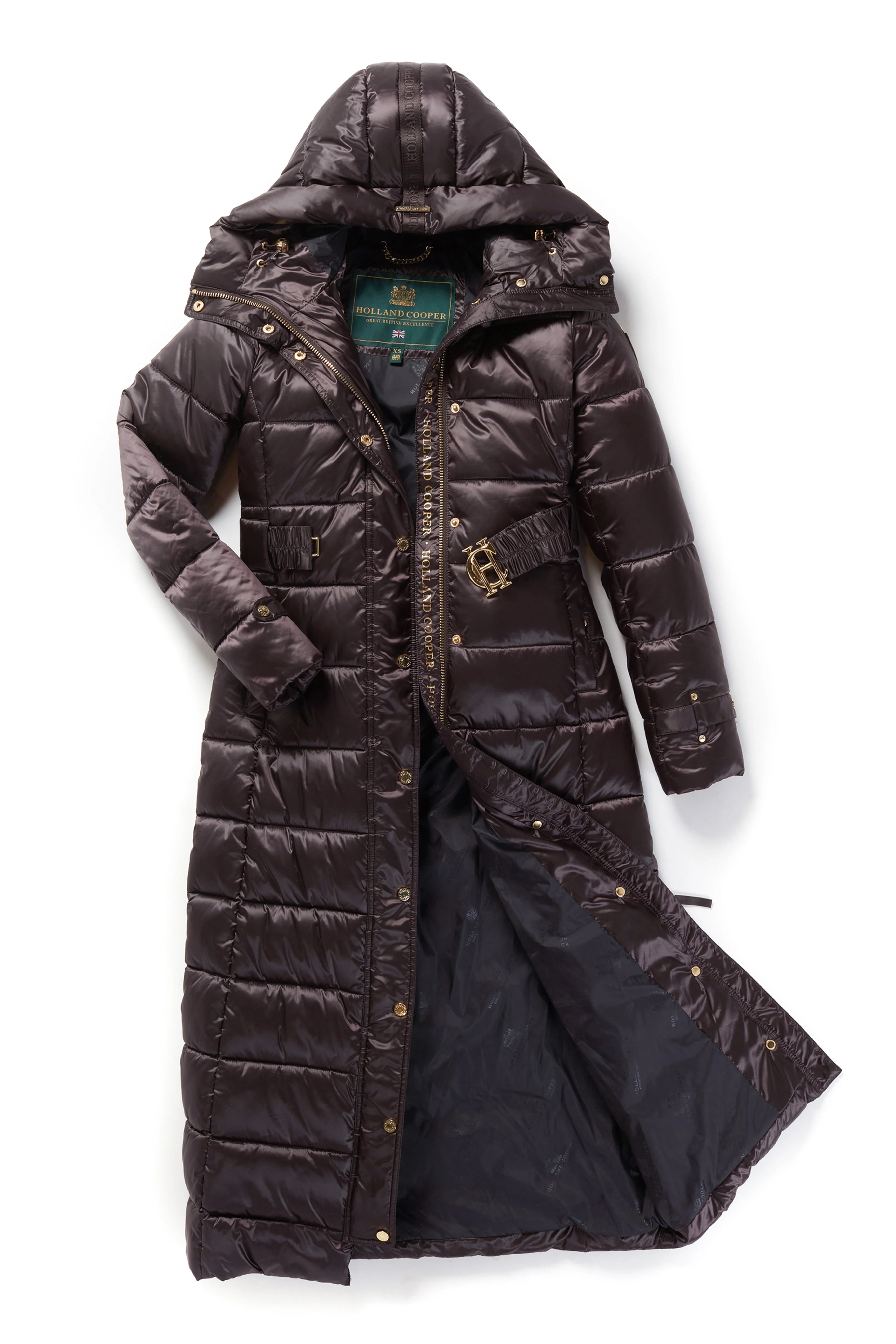 The Arosa Longline Coat (Chocolate) - Image 11
