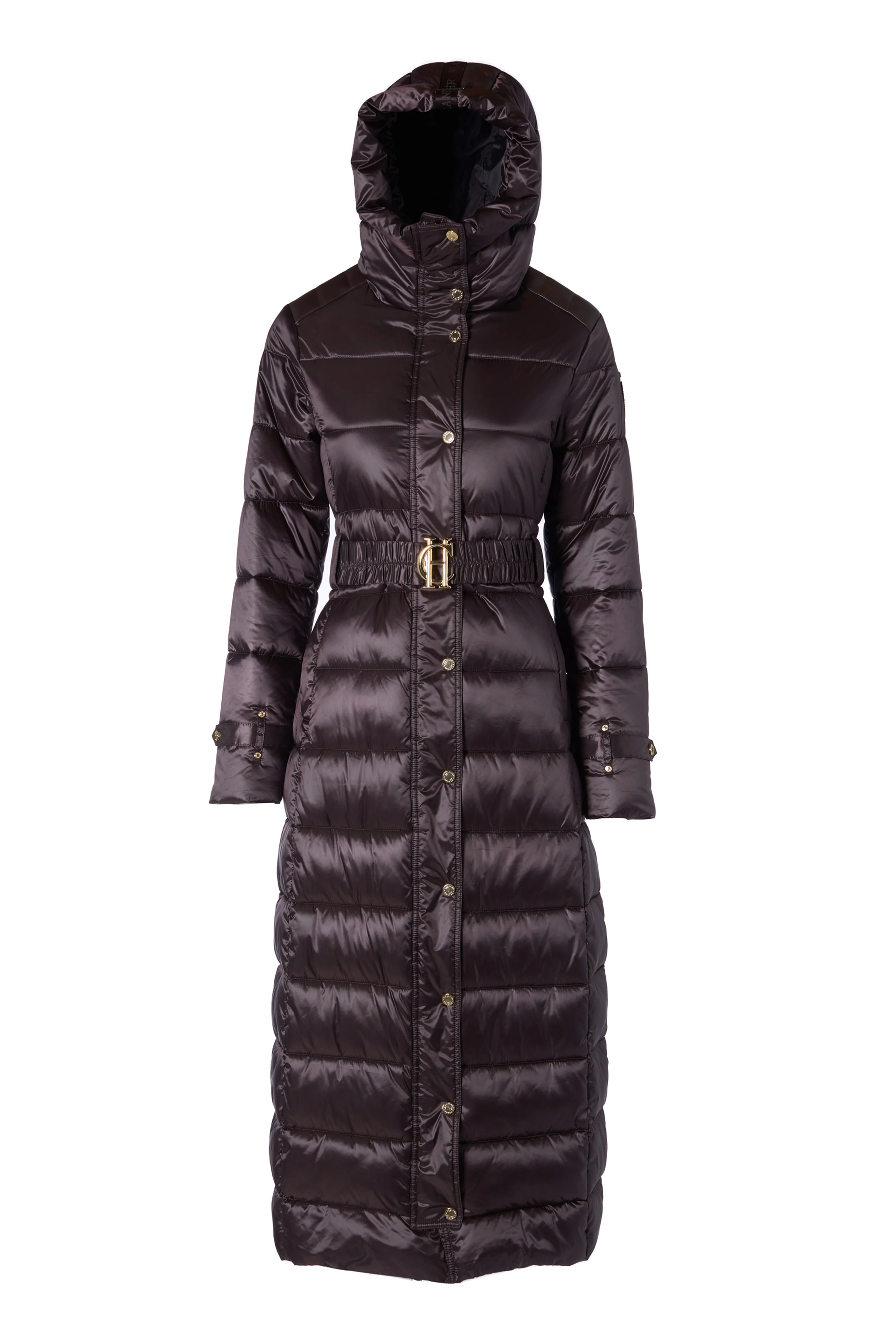 The Arosa Longline Coat (Chocolate) - Image 4