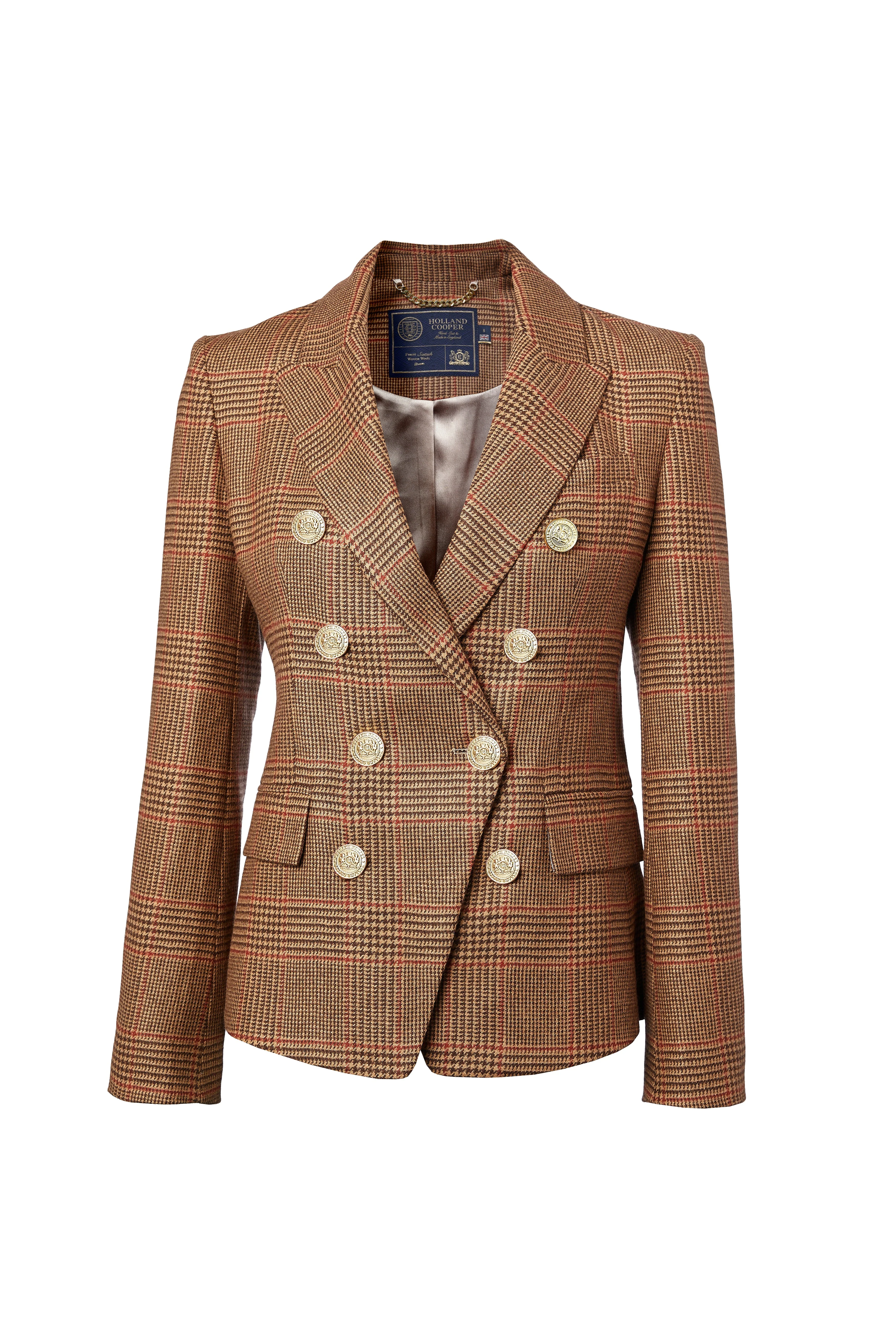 The Clarence Check Merlot Suit - Image 4