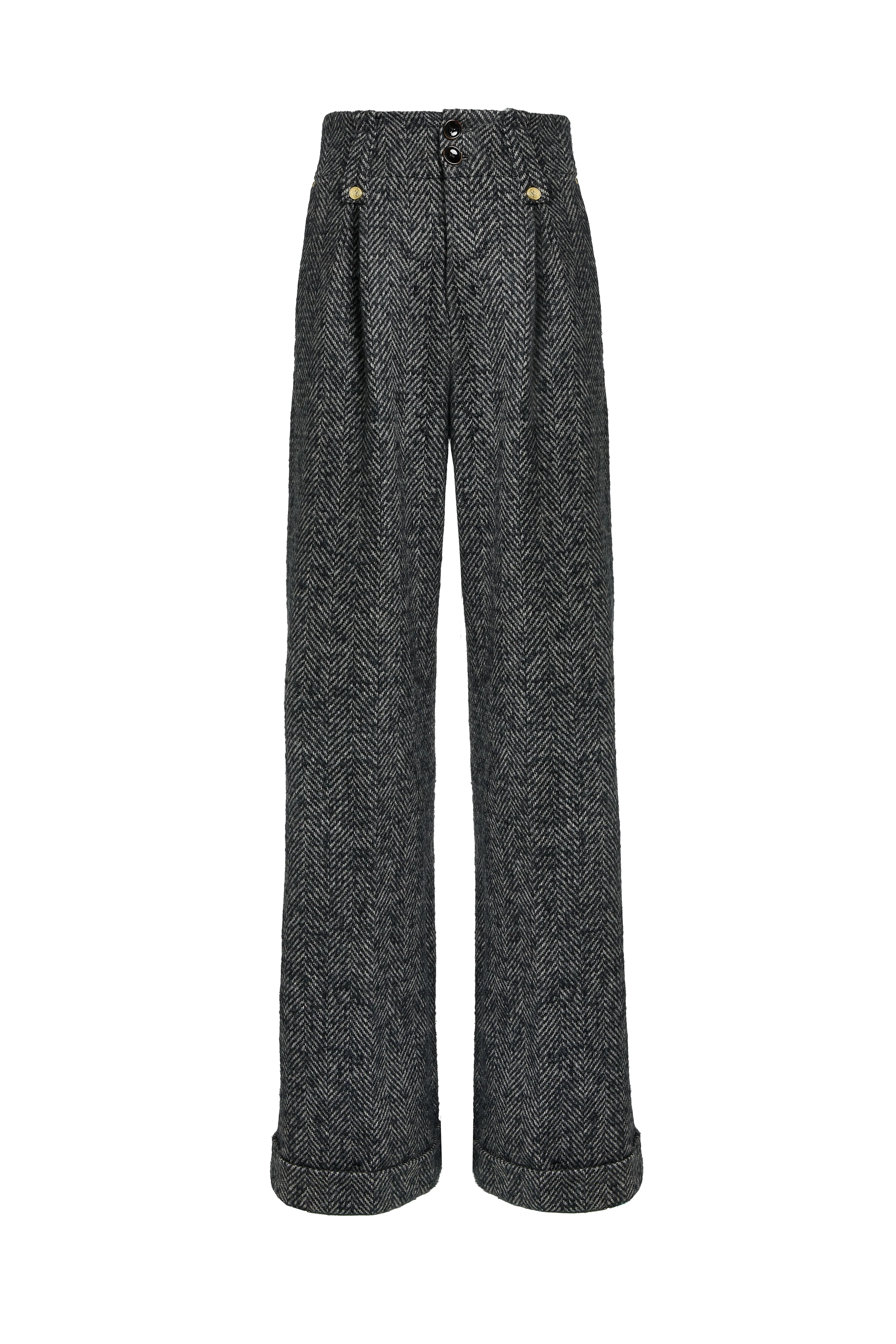 The Ebony Herringbone Suit Set - Image 4