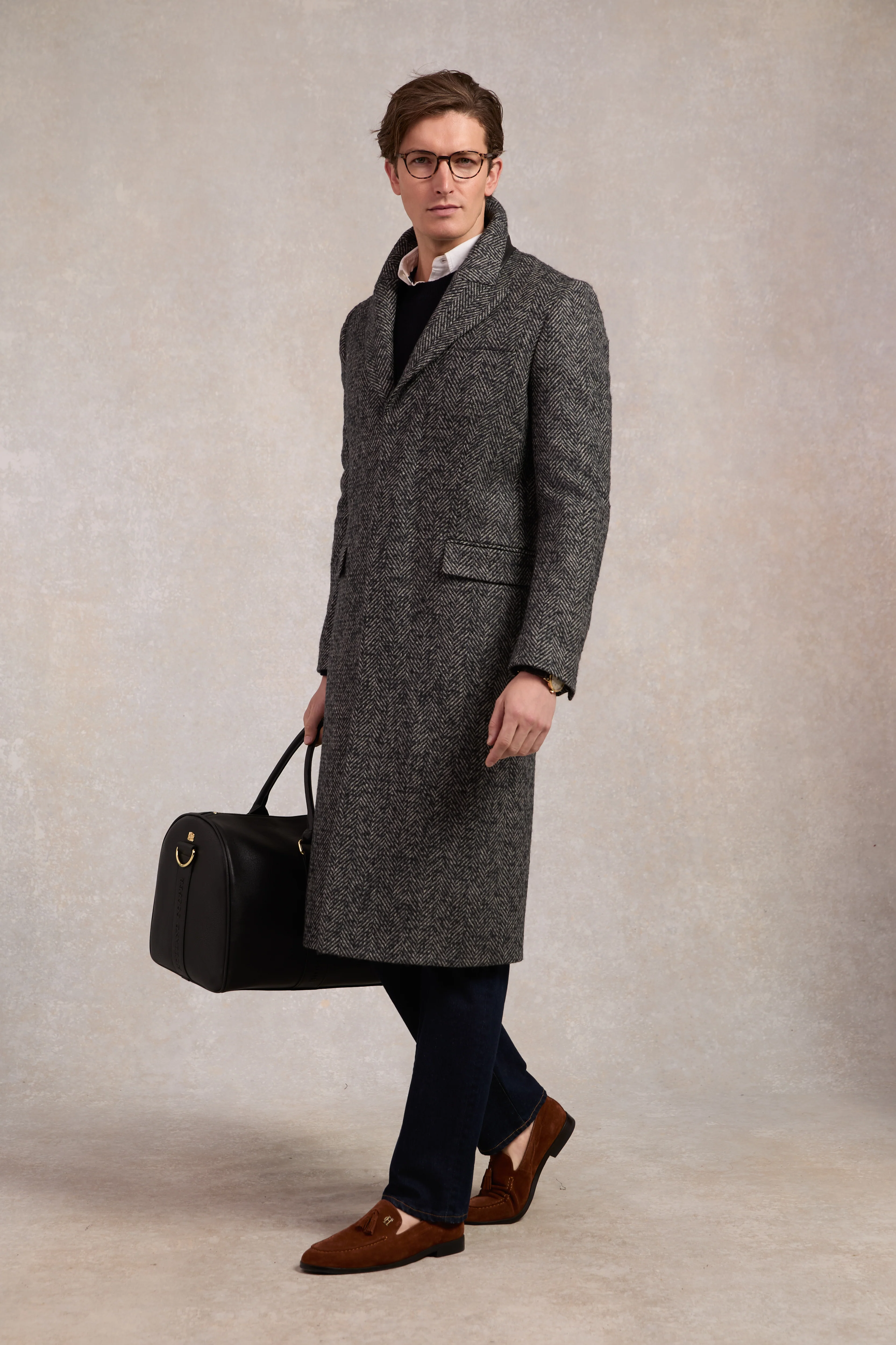 The Fairford Coat (Ebony Herringbone) - Image 7