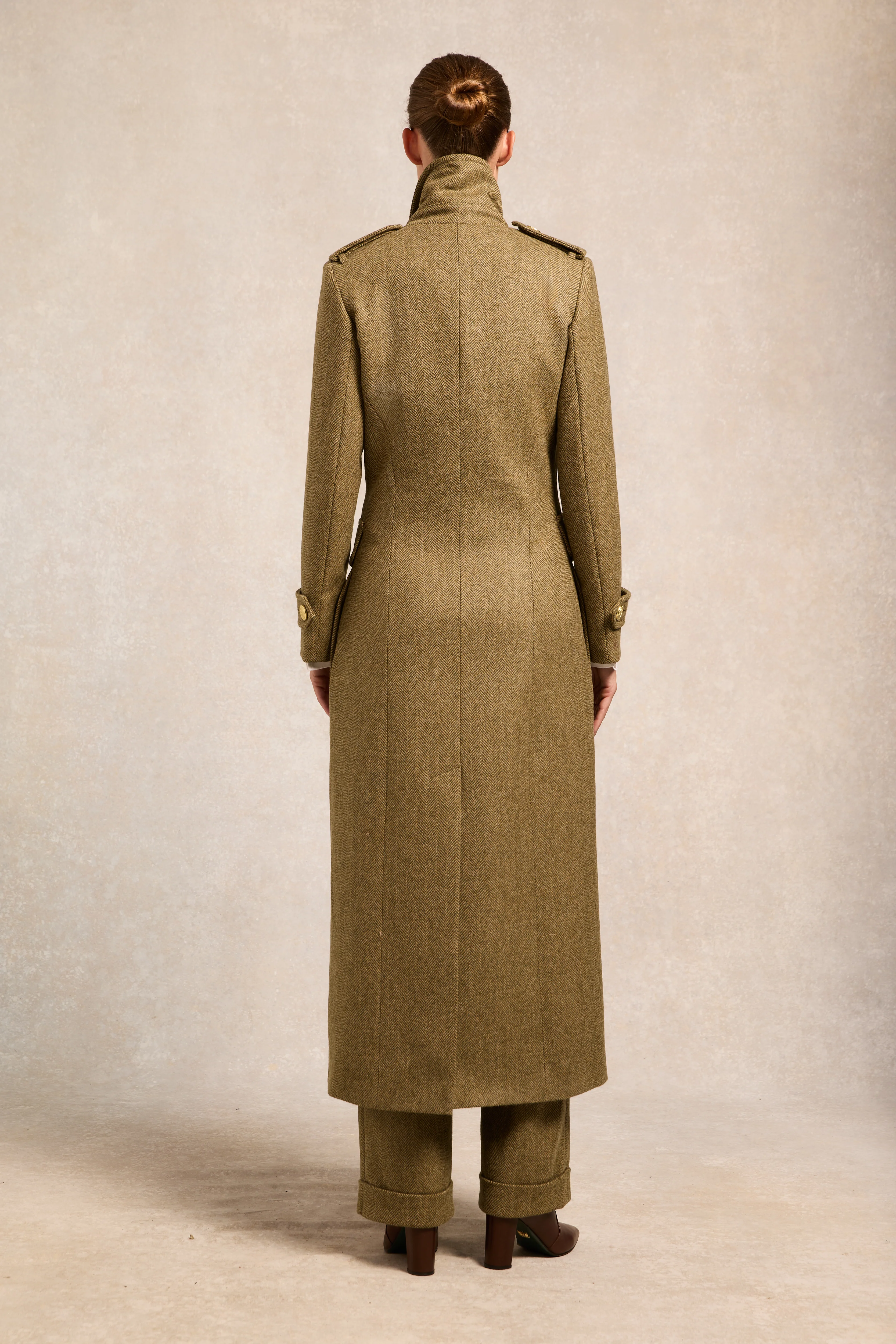 The Great Coat (Moss Herringbone) - Image 6