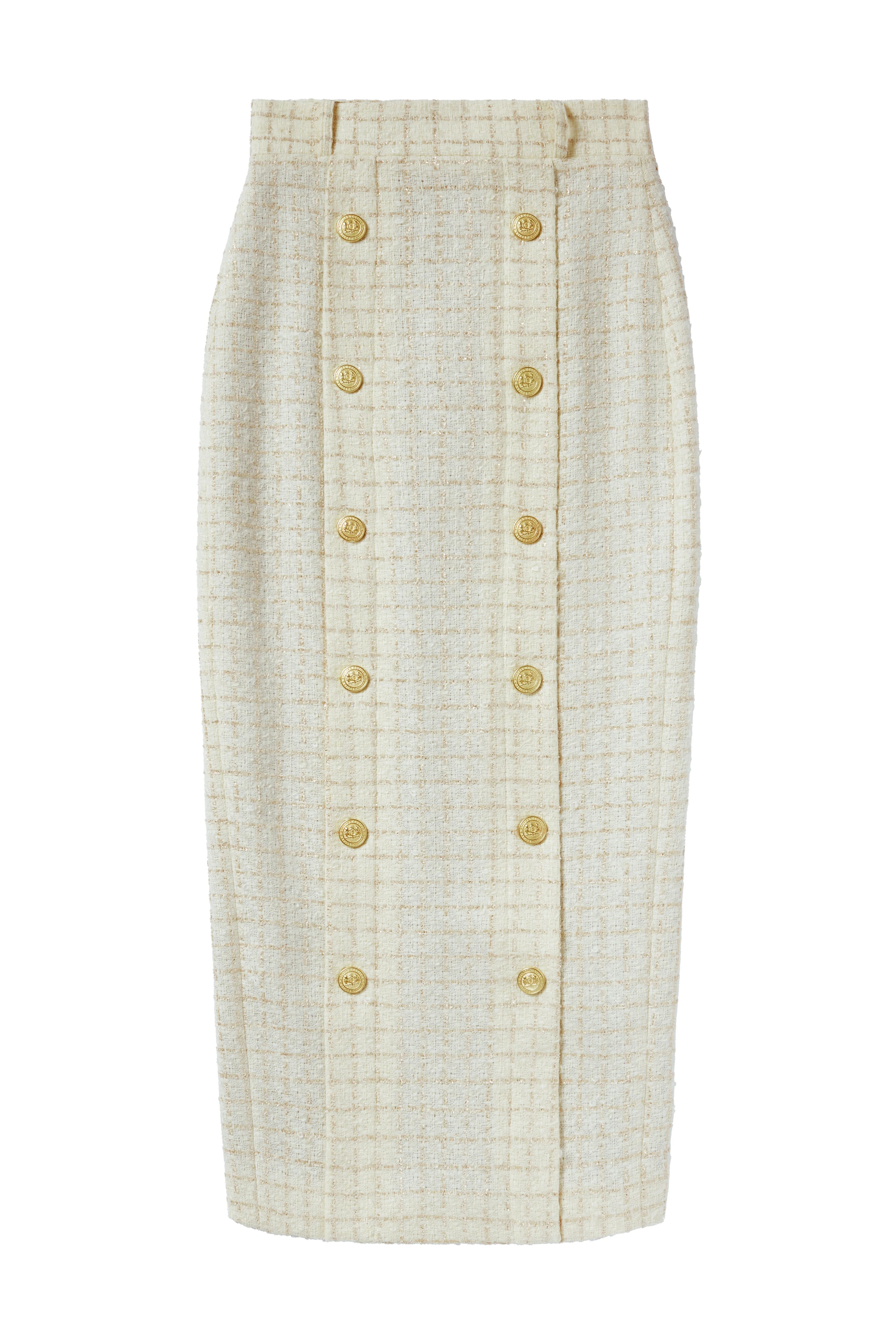 The Ivory Sparkle Tweed Suit - Image 8