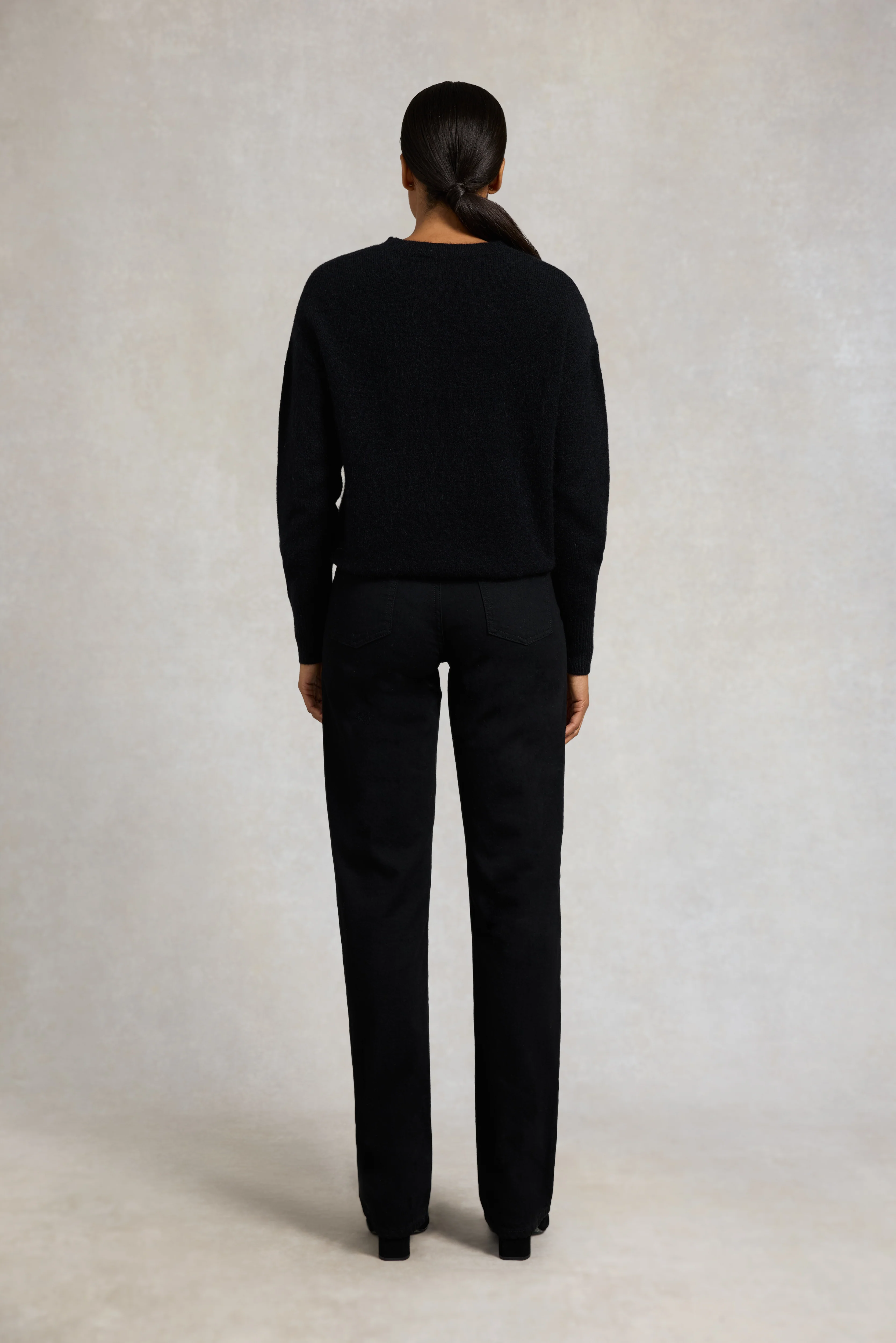 Tori Crew Neck Knit (Black) - Image 5
