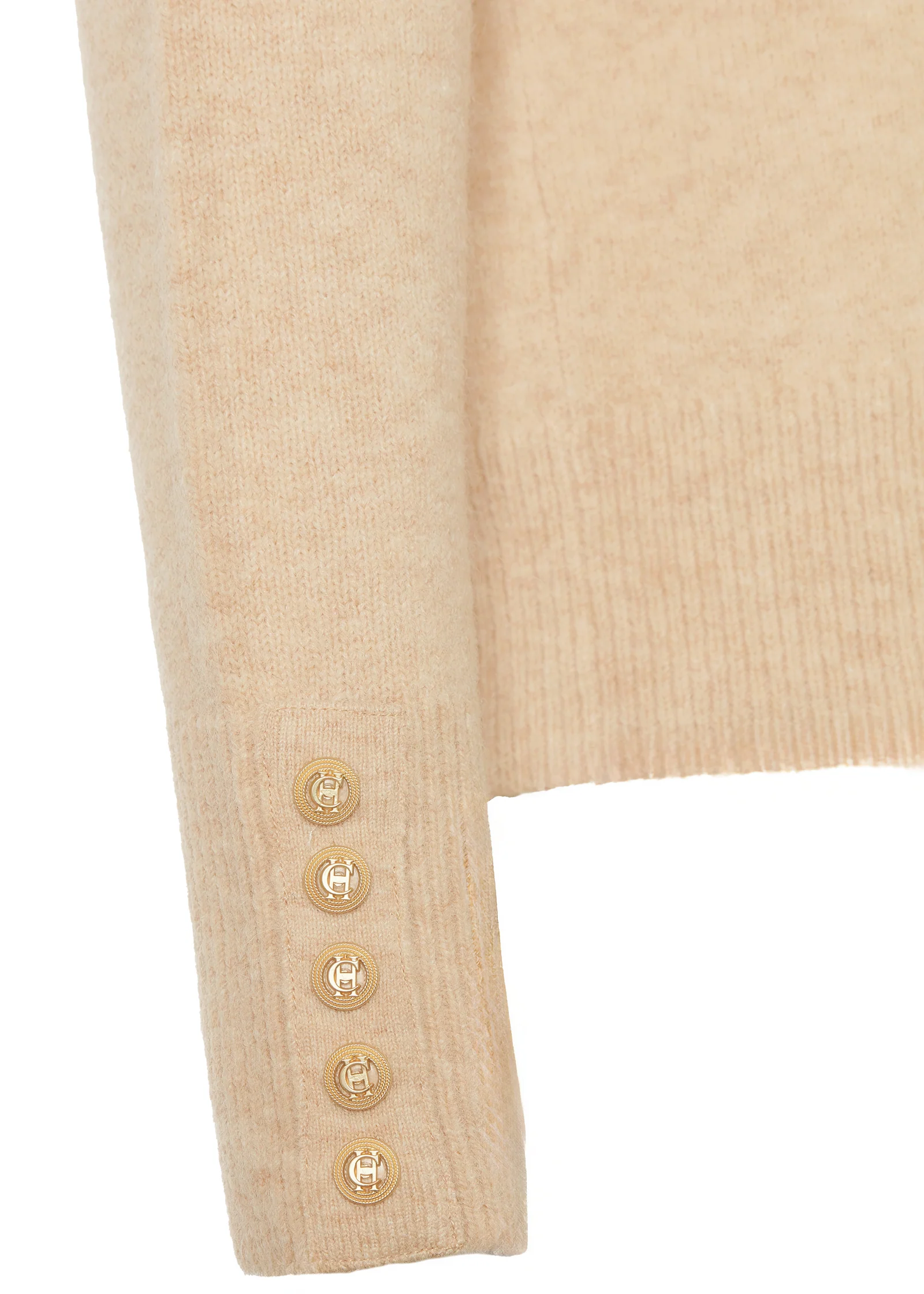 Tori Quarter Zip Knit (Camel) - Image 9