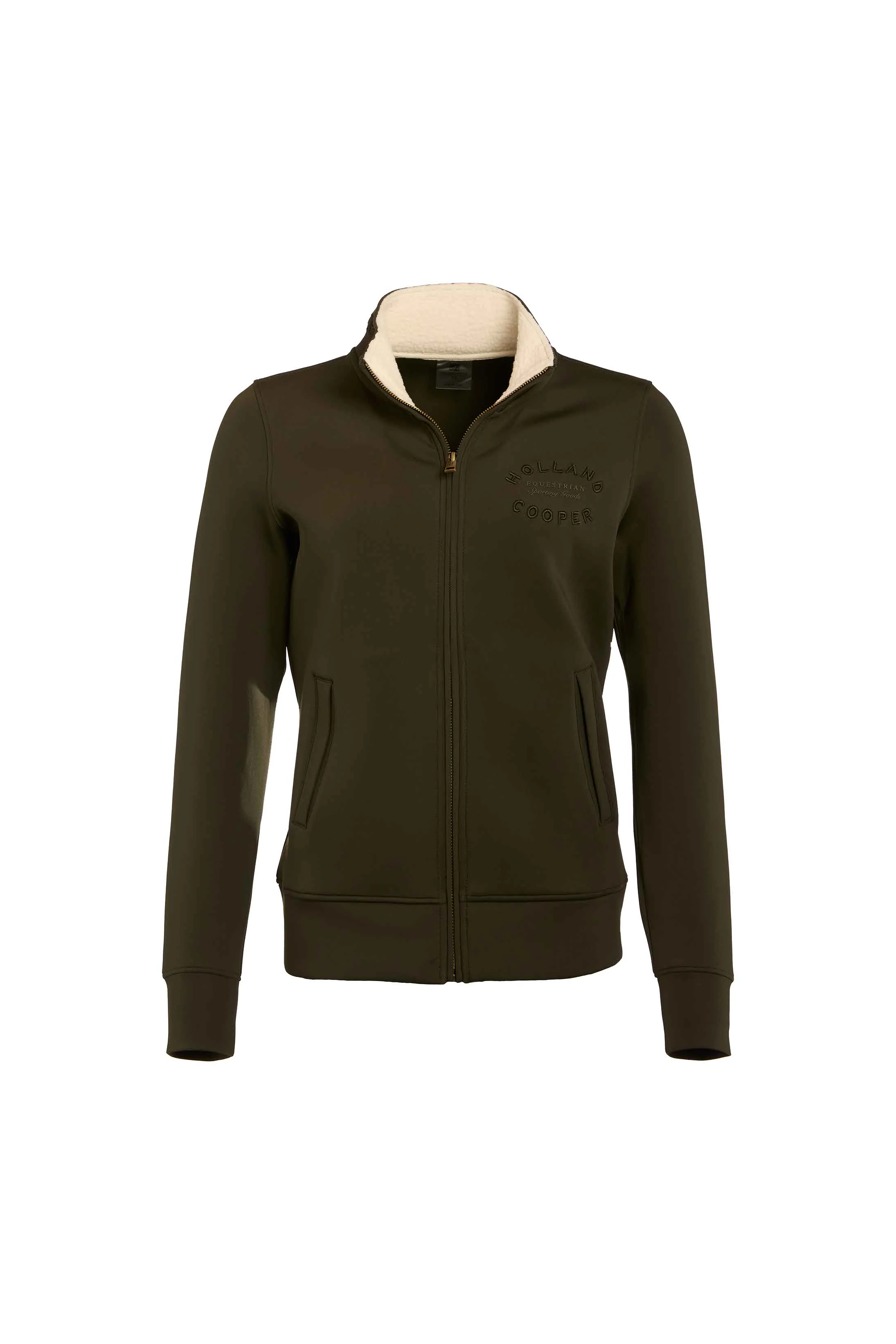 Training Zip Through Sweat (Dark Olive) - Image 4