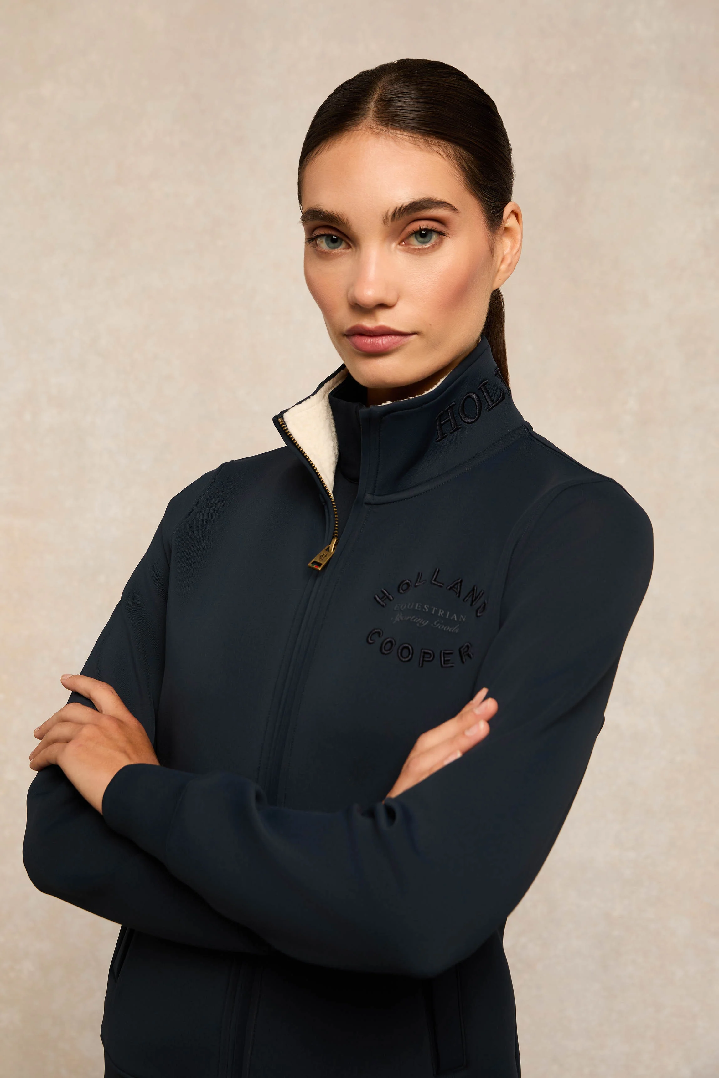 Training Zip Through Sweat (Ink Navy) - Image 2