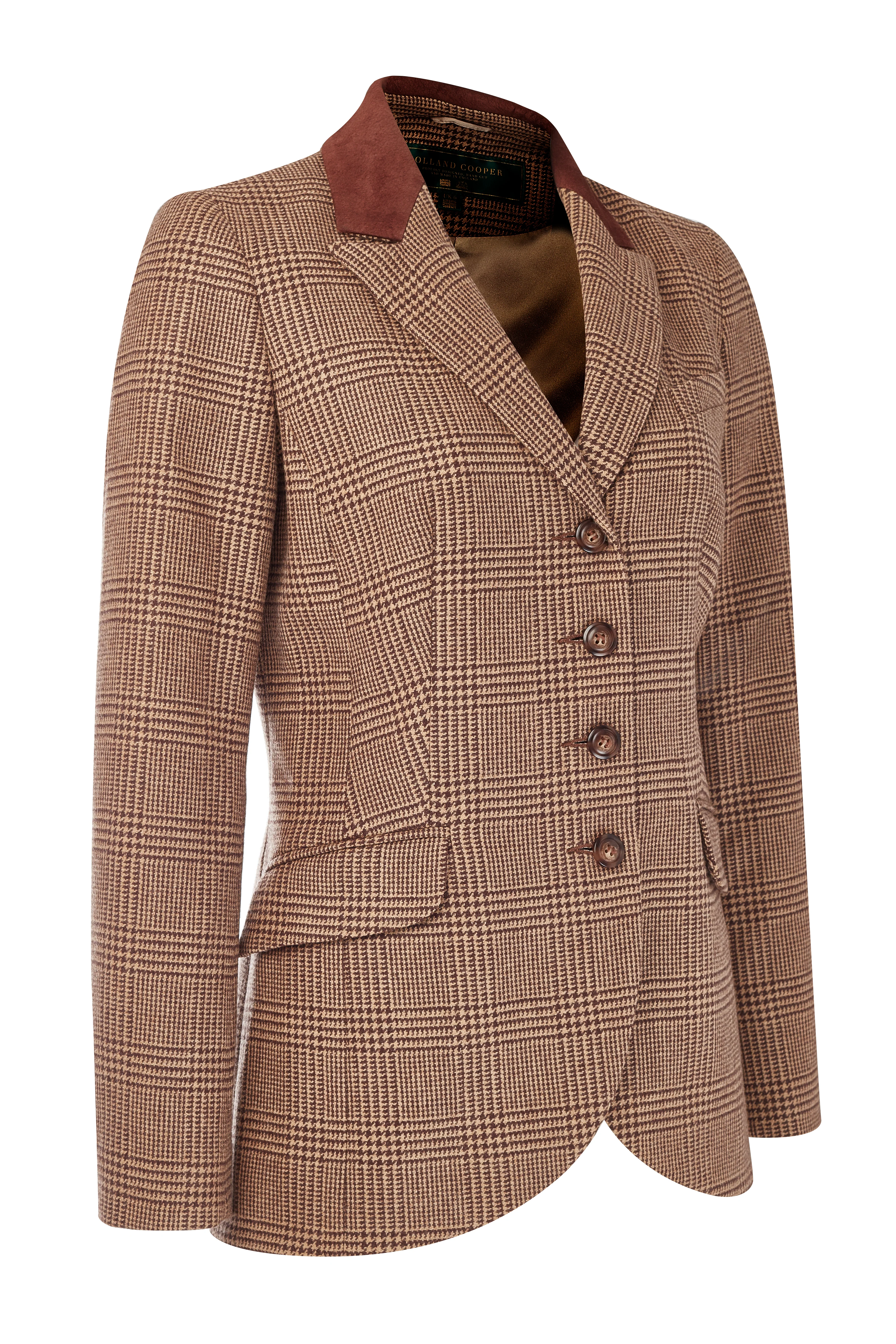 Tweed Riding Jacket (Tawny Brown) - Image 11