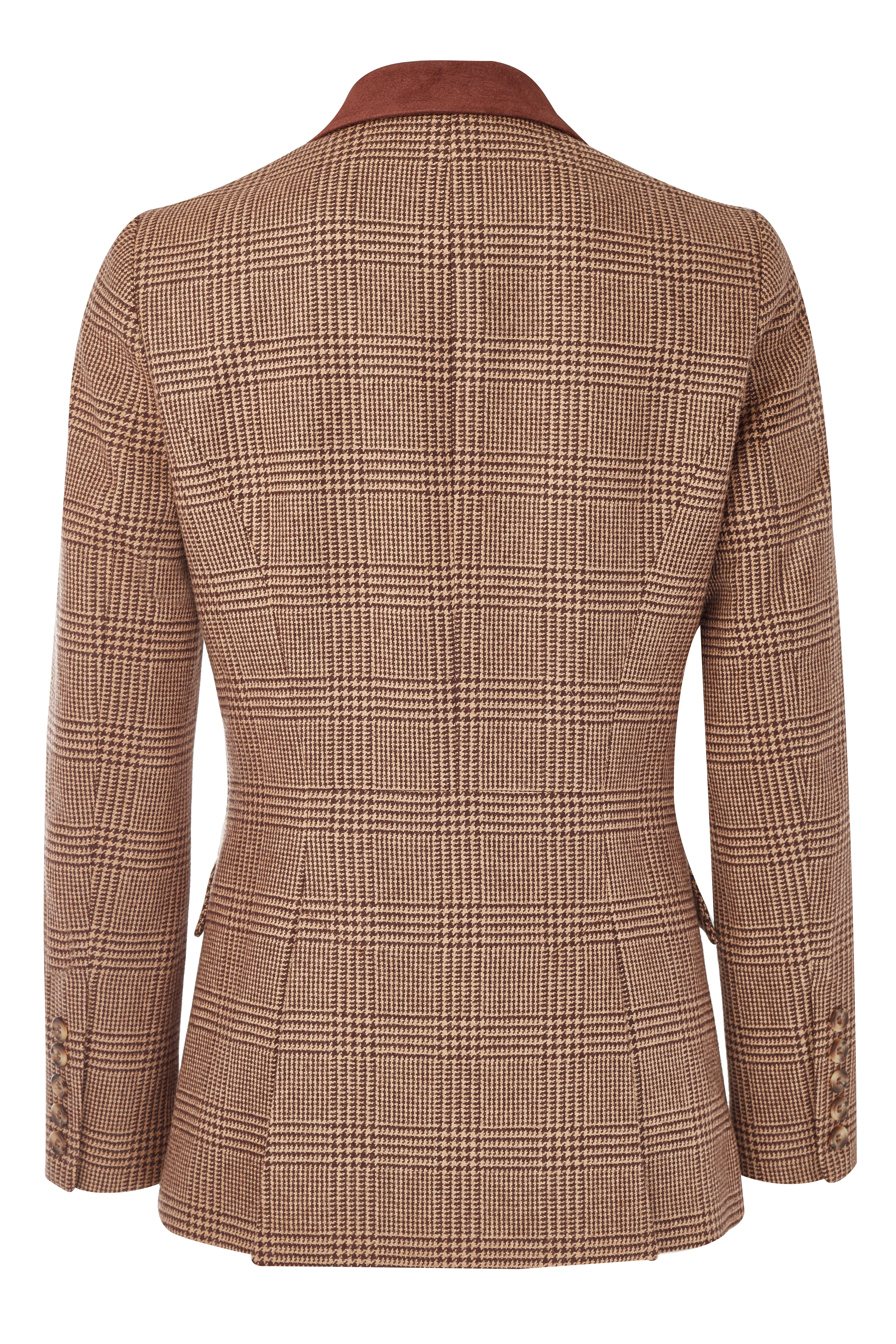 Tweed Riding Jacket (Tawny Brown) - Image 9