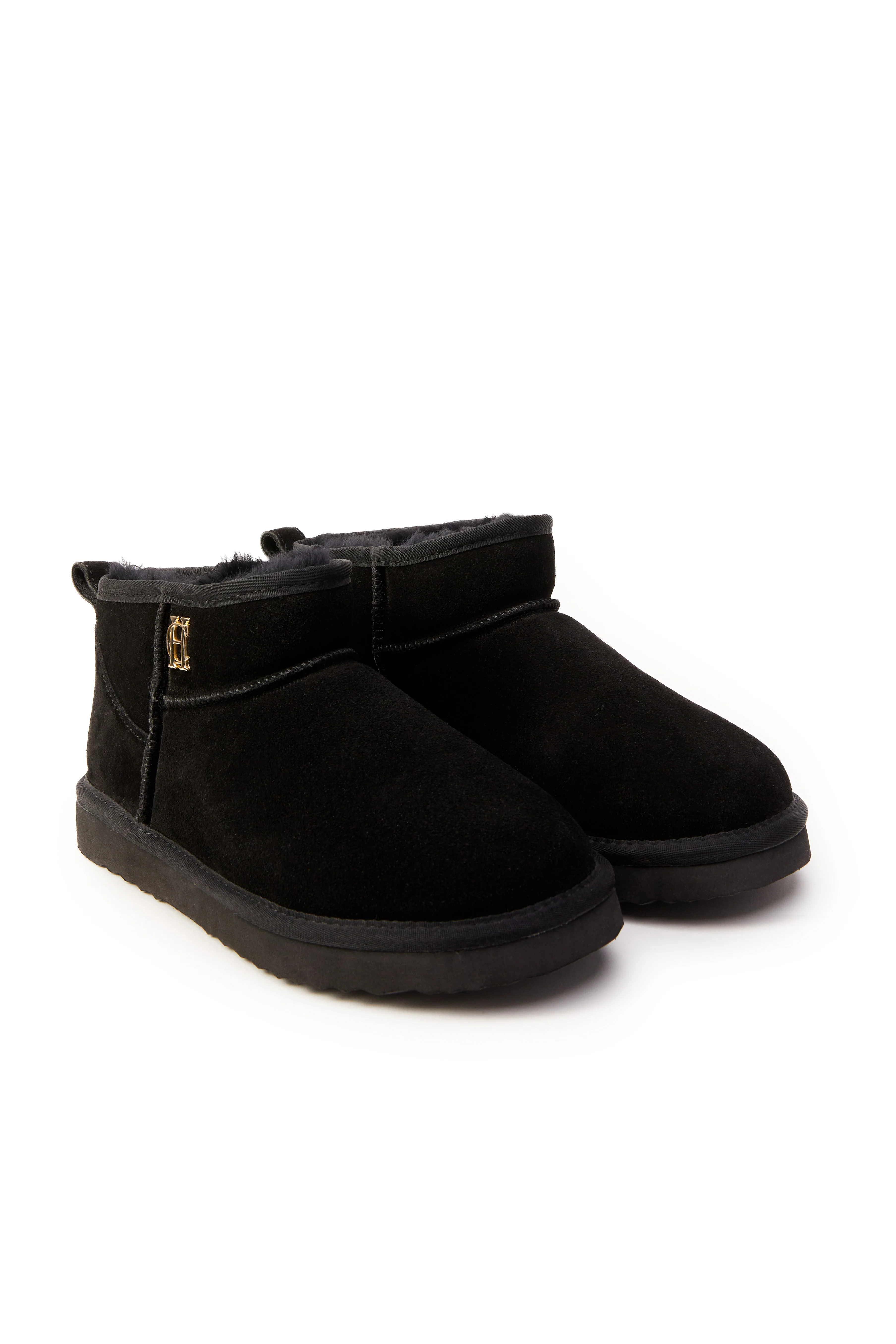 Ultra Mini Shearling Boot (Black) - Image 3