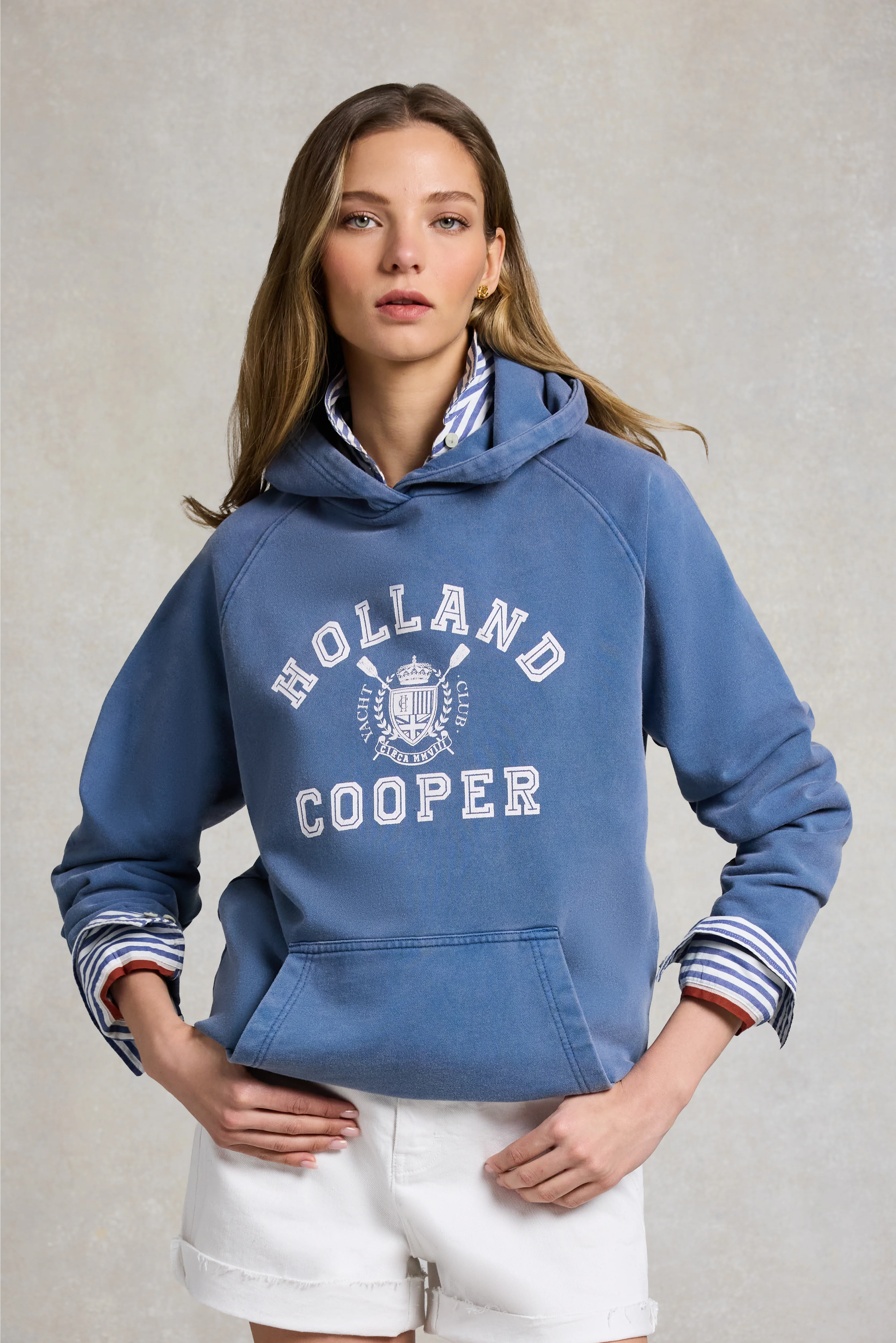 Vintage Hoodie (Denim Blue) - Image 2