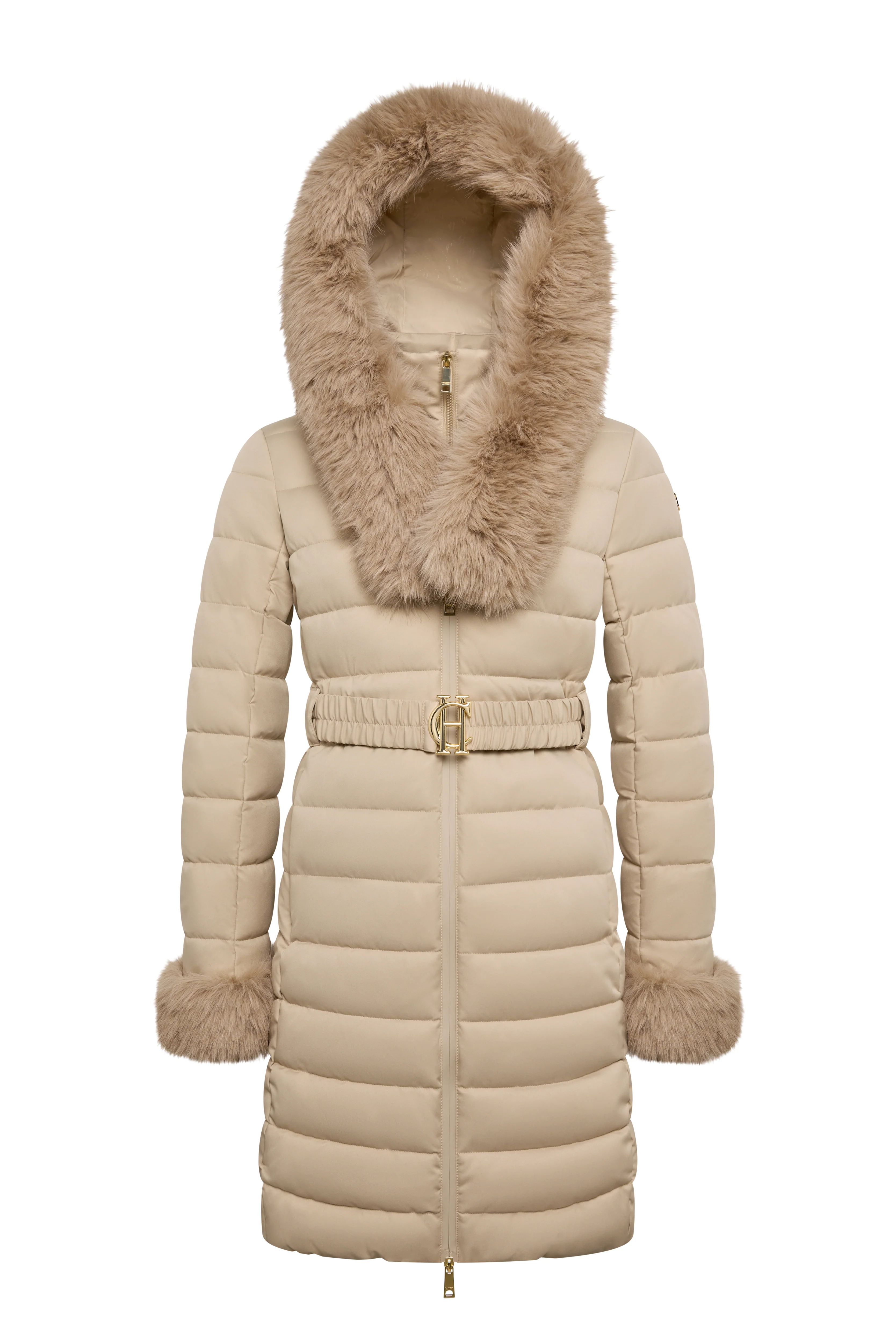 Vostock Belted Coat (Stone) - Image 4