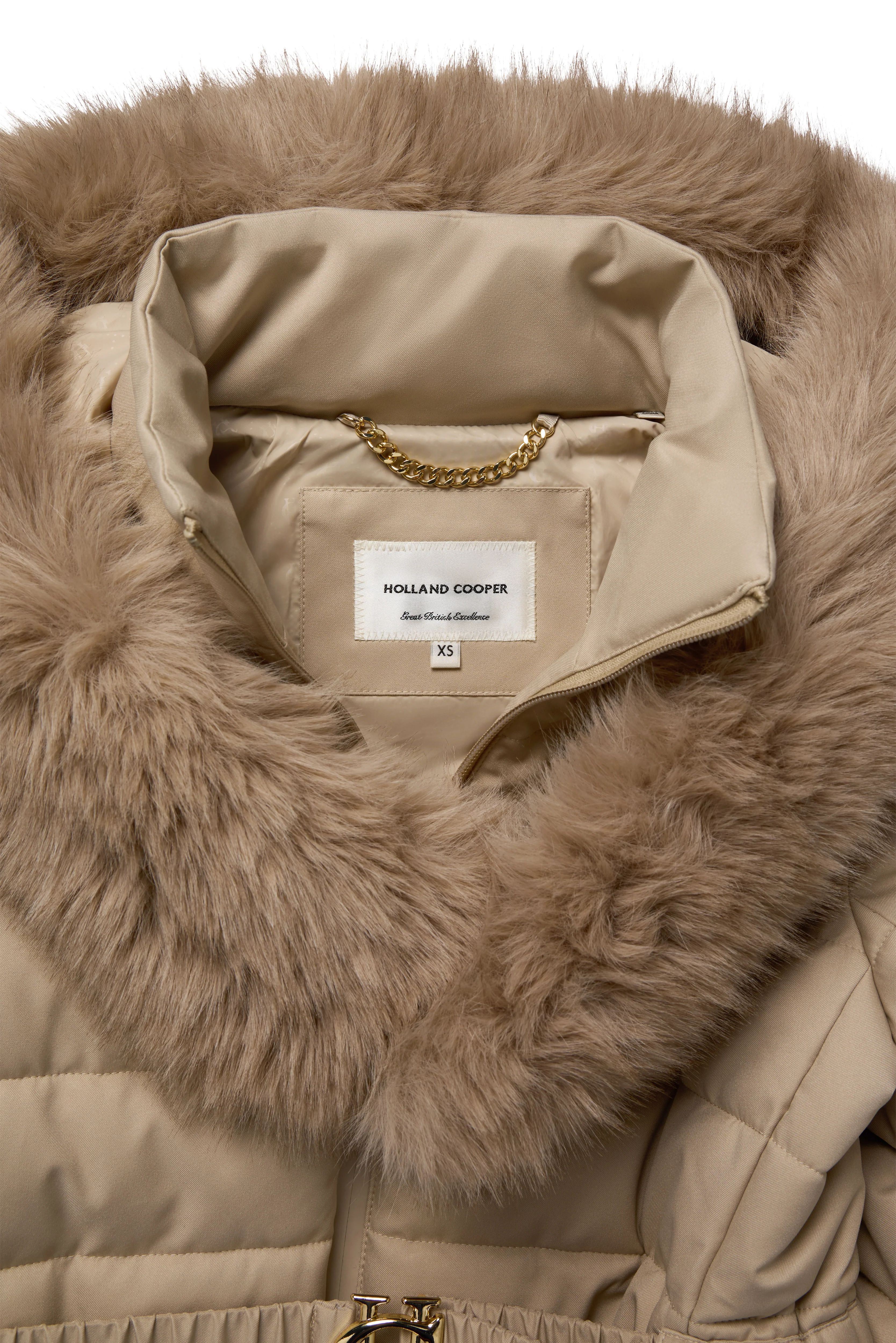 Vostock Belted Coat (Stone) - Image 7