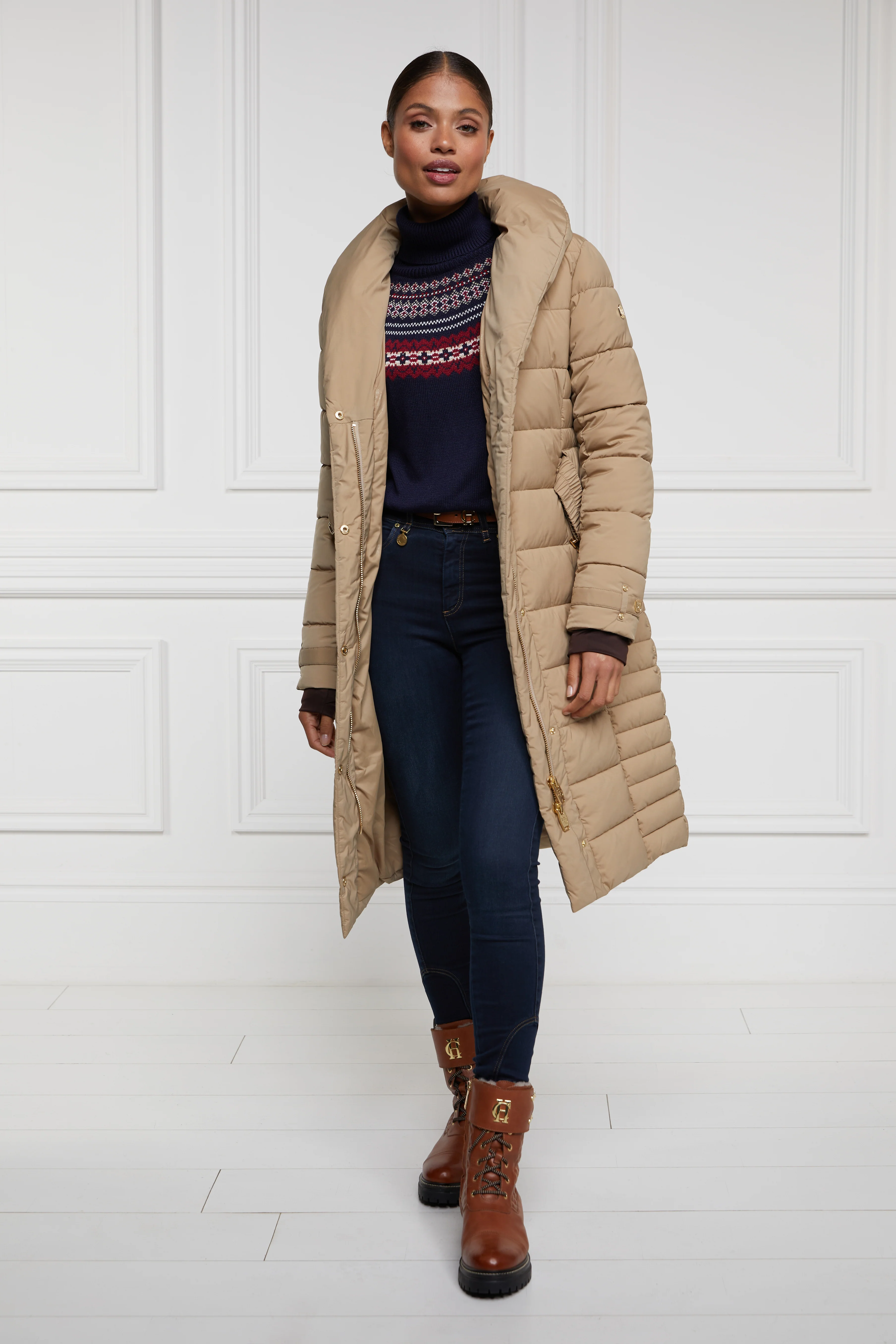 Whistler Roll Neck Knit (Ink Navy) - Image 3